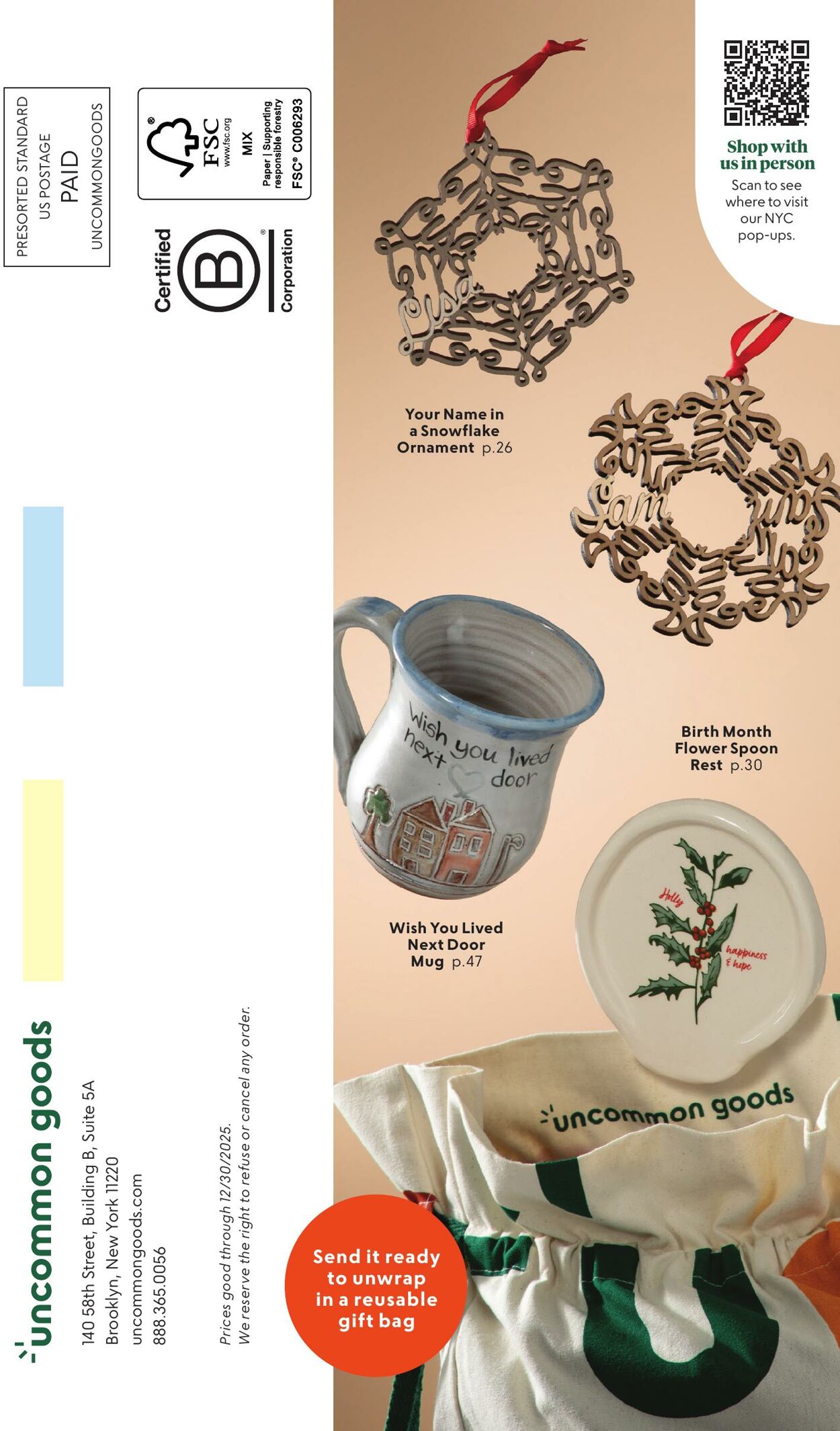 Weekly ad Uncommon Goods 11/05/2025 - 11/19/2025