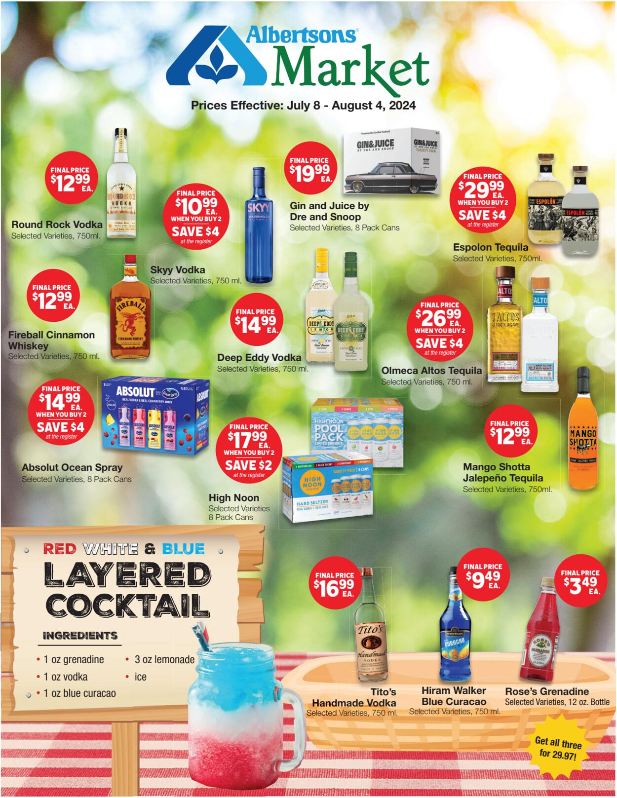 Weekly ad United Supermarkets 07/08/2024 - 08/04/2024