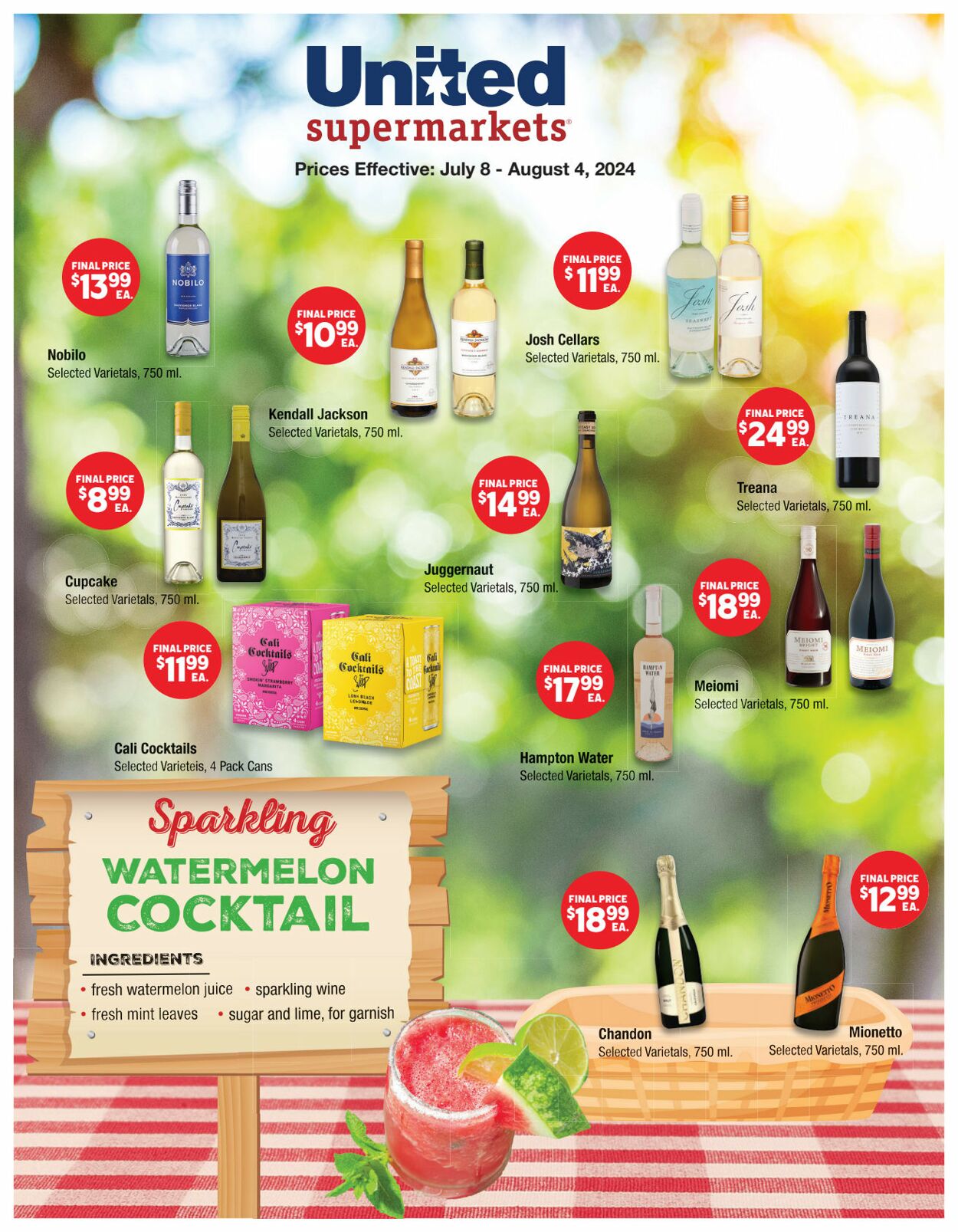 Weekly ad United Supermarkets 07/08/2024 - 08/04/2024