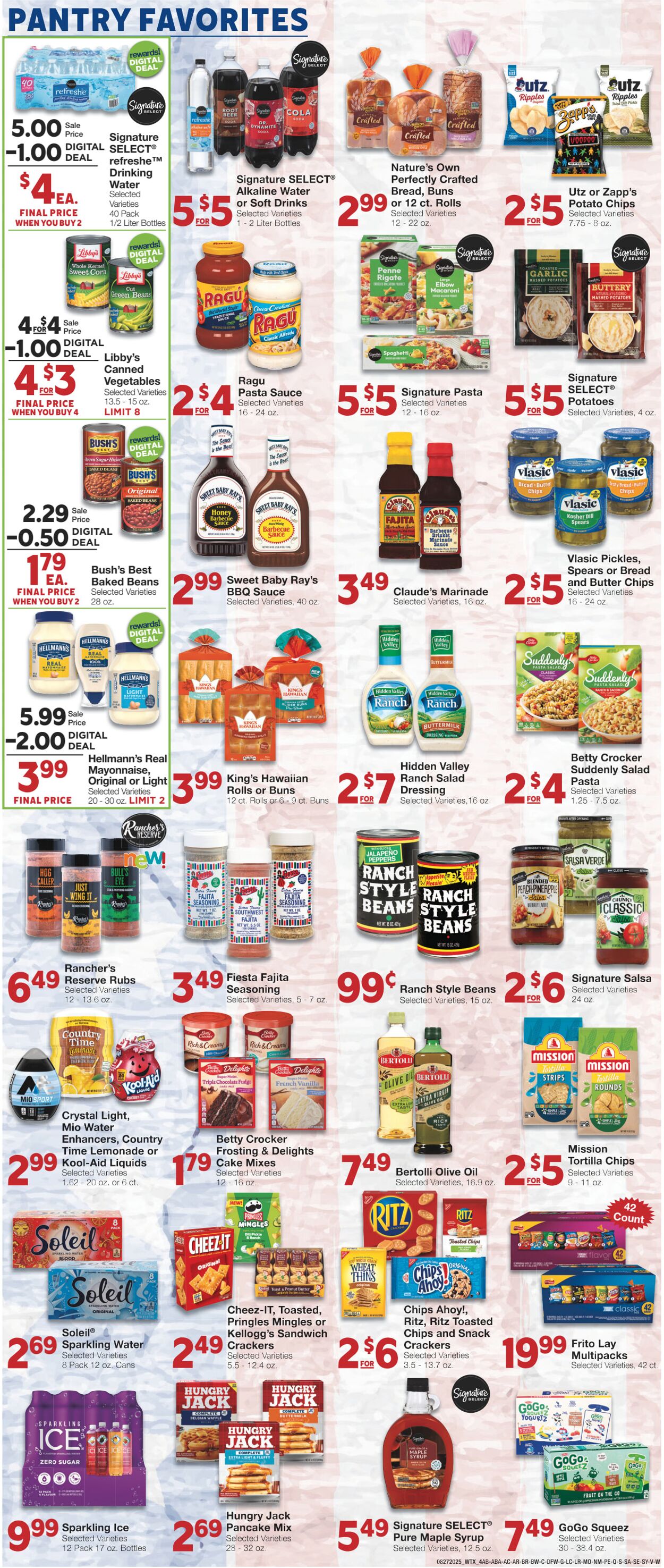 Weekly ad United Supermarkets 08/26/2025 - 09/02/2025