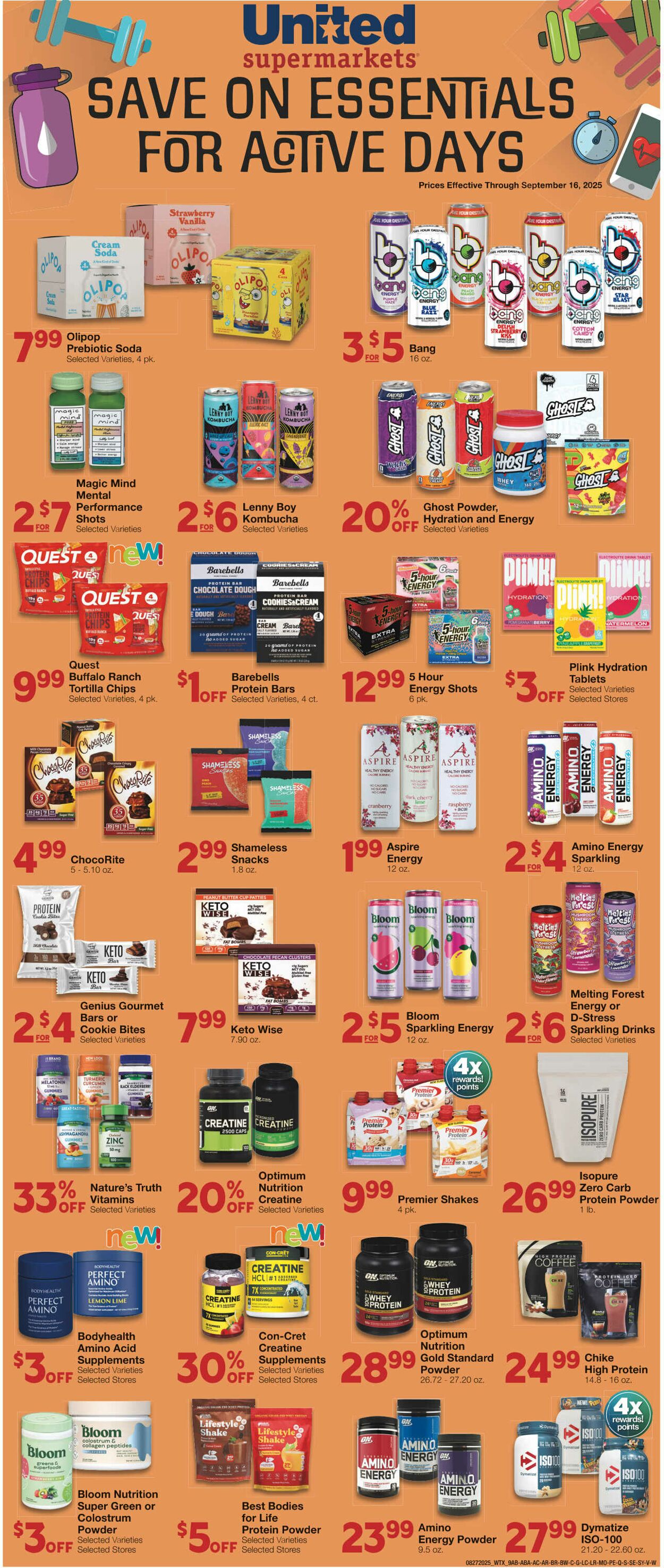 Weekly ad United Supermarkets 08/26/2025 - 09/02/2025