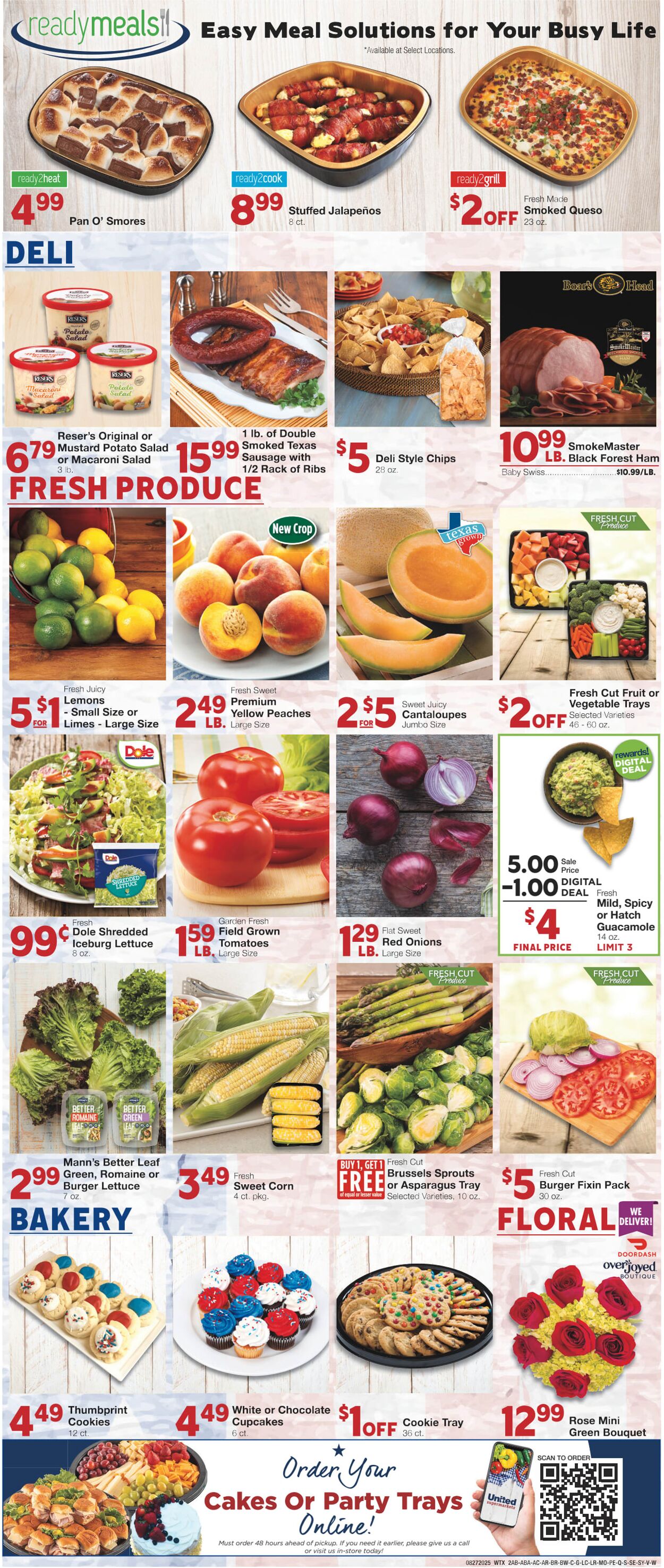 Weekly ad United Supermarkets 08/26/2025 - 09/02/2025