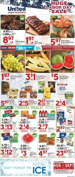 Weekly ad United Supermarkets 08/26/2025 - 09/02/2025