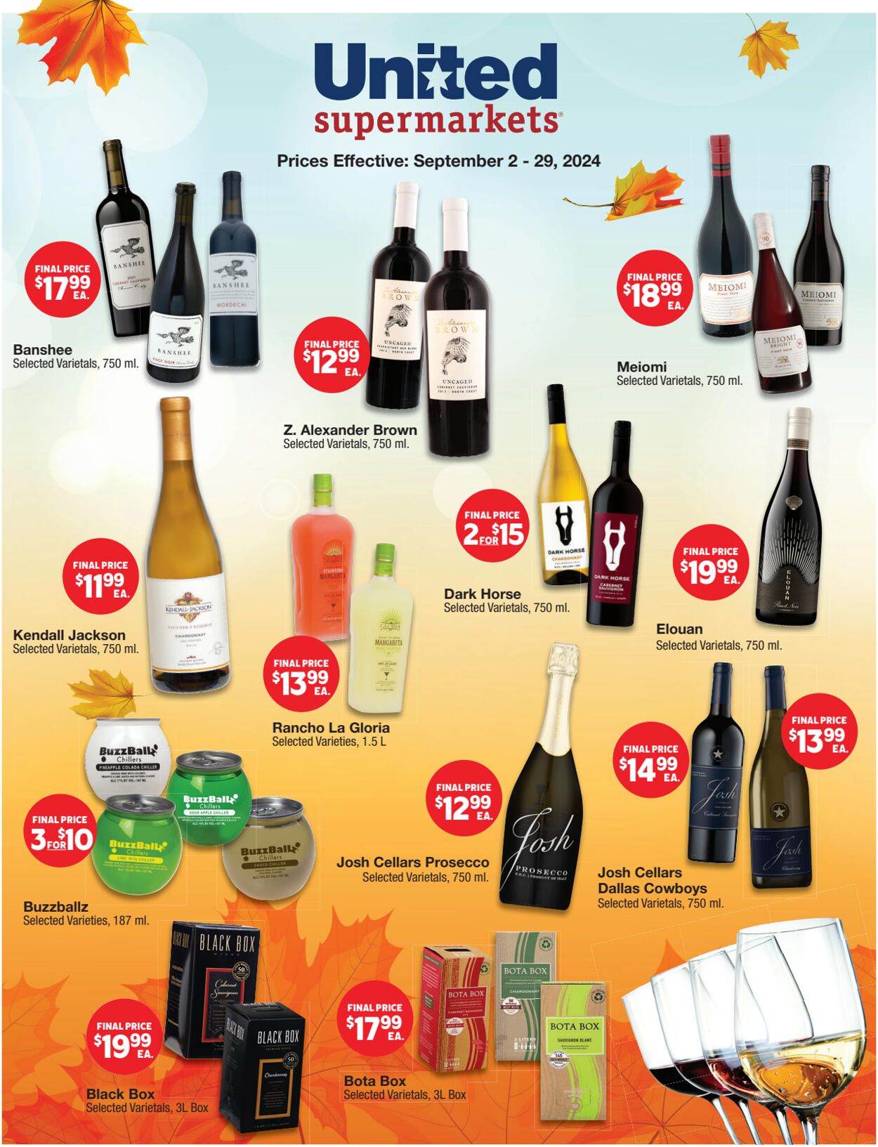 Weekly ad United Supermarkets 09/02/2024 - 09/29/2024