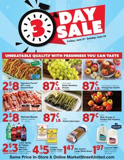 Weekly ad United Supermarkets 06/21/2024 - 06/23/2024