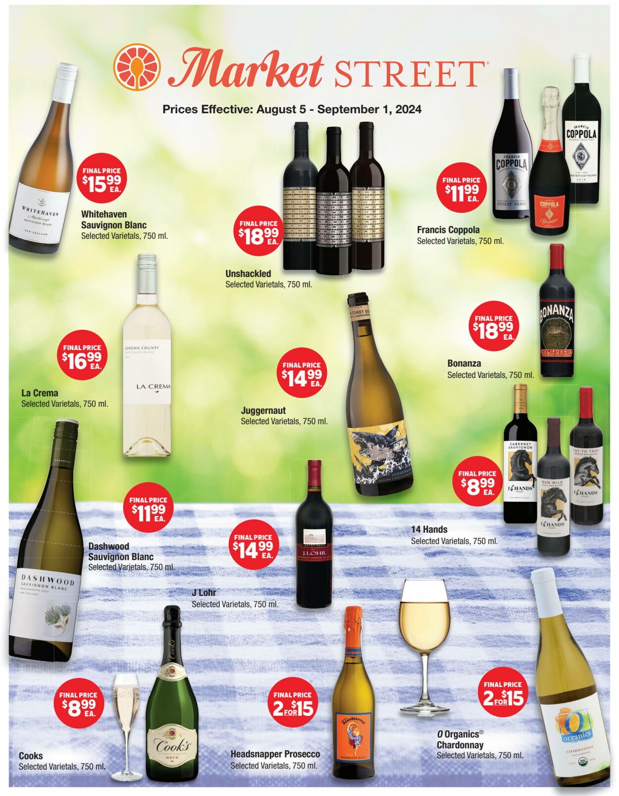 Weekly ad United Supermarkets 08/05/2024 - 09/01/2024