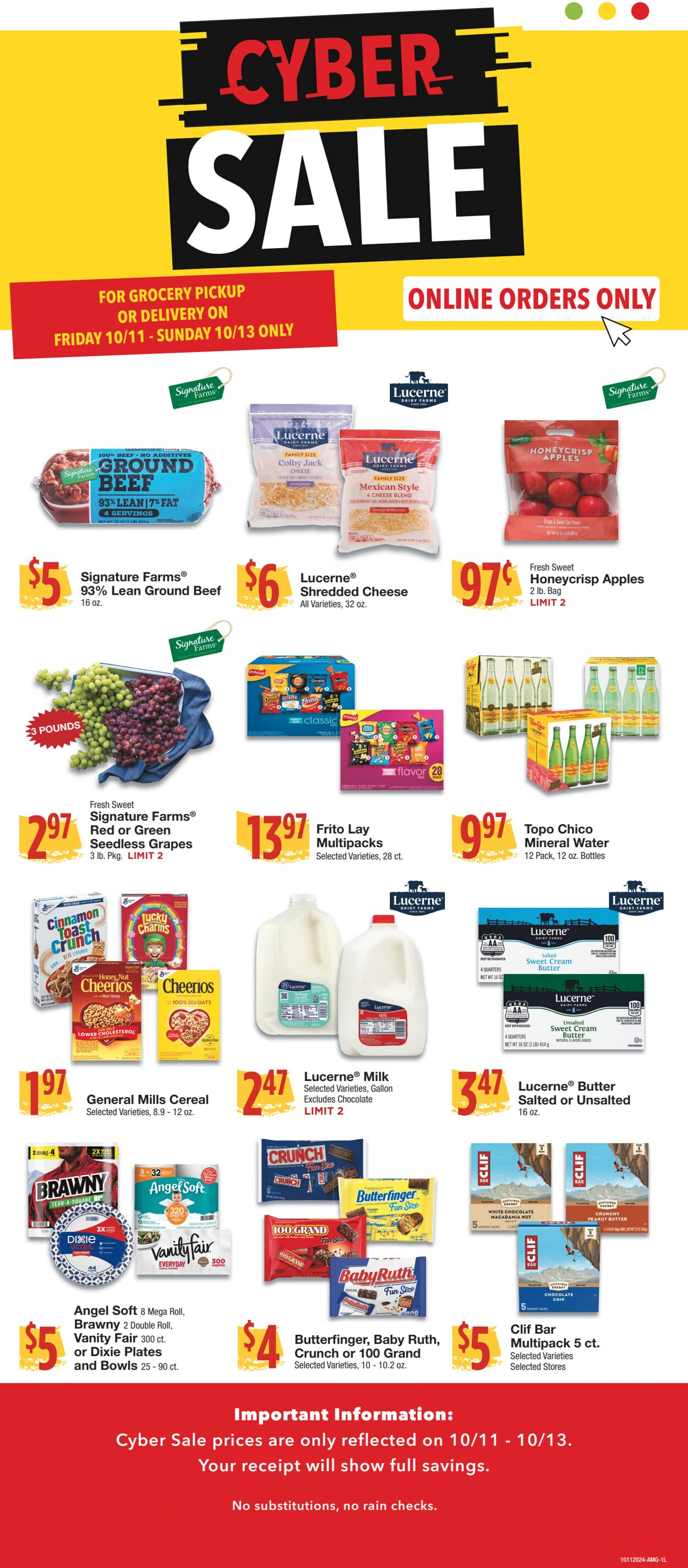 Weekly ad United Supermarkets 10/10/2024 - 10/13/2024