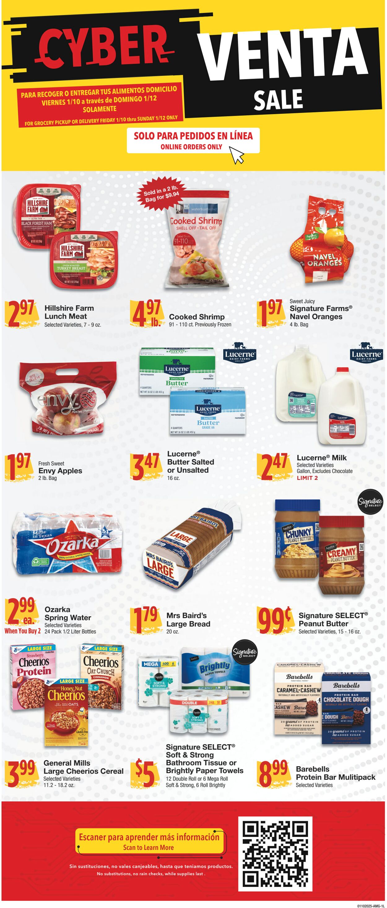 Weekly ad United Supermarkets 01/07/2025 - 01/12/2025