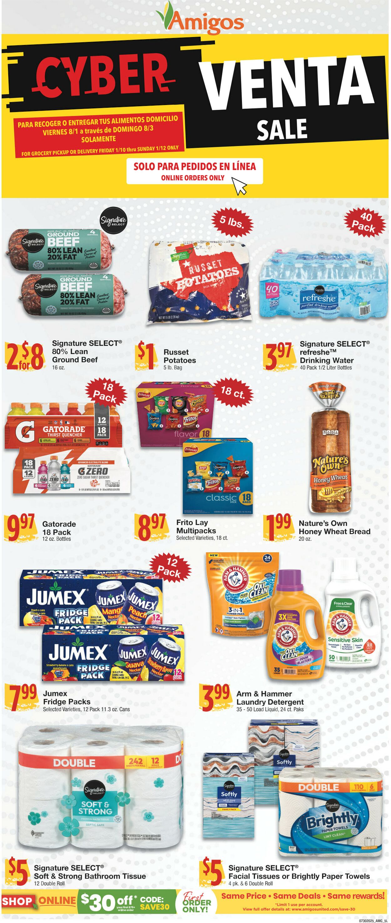 Weekly ad United Supermarkets 07/29/2025 - 08/03/2025
