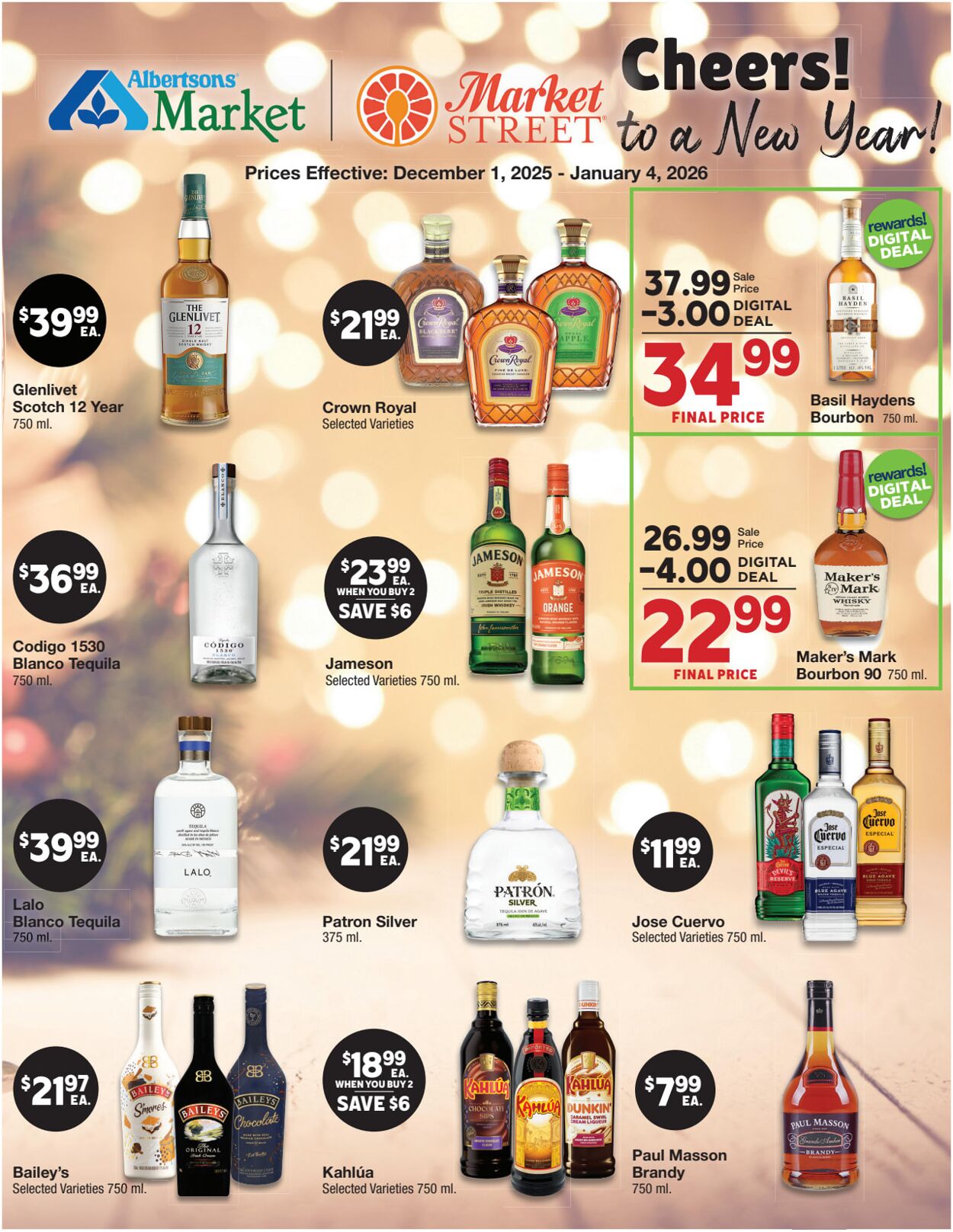 Weekly ad United Supermarkets 12/10/2025 - 01/04/2026