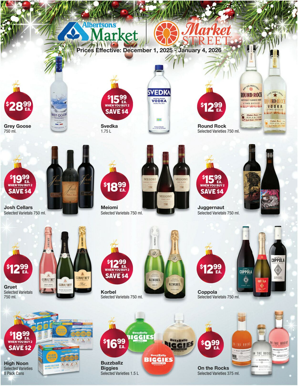 Weekly ad United Supermarkets 12/10/2025 - 01/04/2026