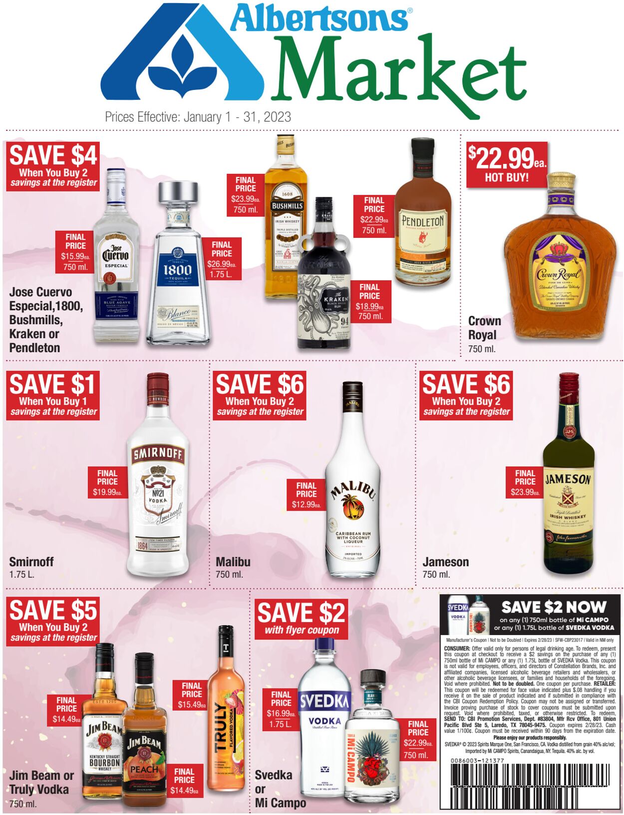 Weekly ad Albertsons 01/01/2023-01/31/2023