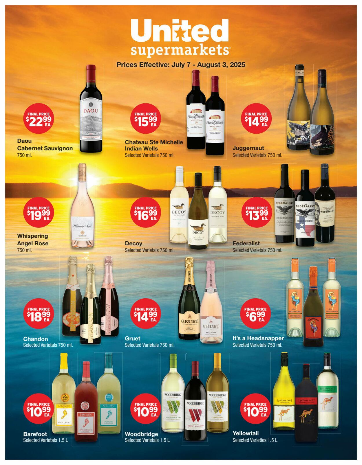 Weekly ad United Supermarkets 07/07/2025 - 08/03/2025