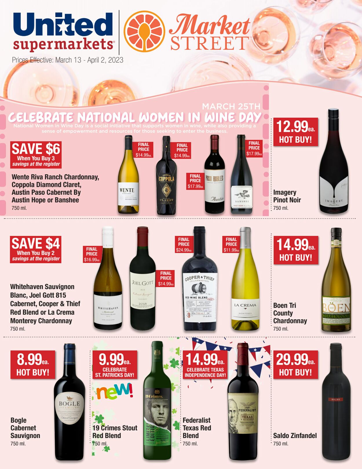 Weekly ad United Supermarkets 03/13/2023 - 04/02/2023