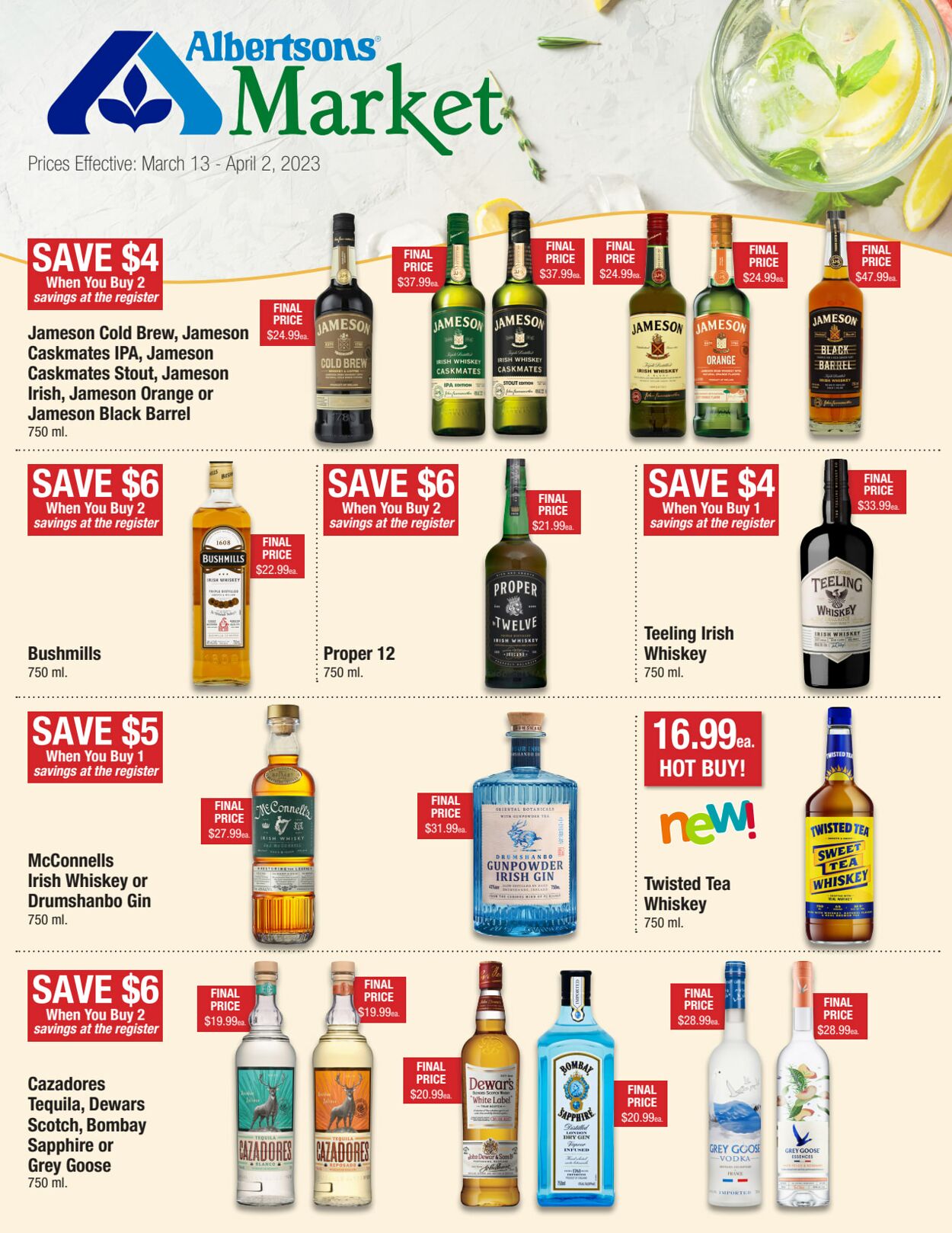 Weekly ad United Supermarkets 03/13/2023 - 04/02/2023