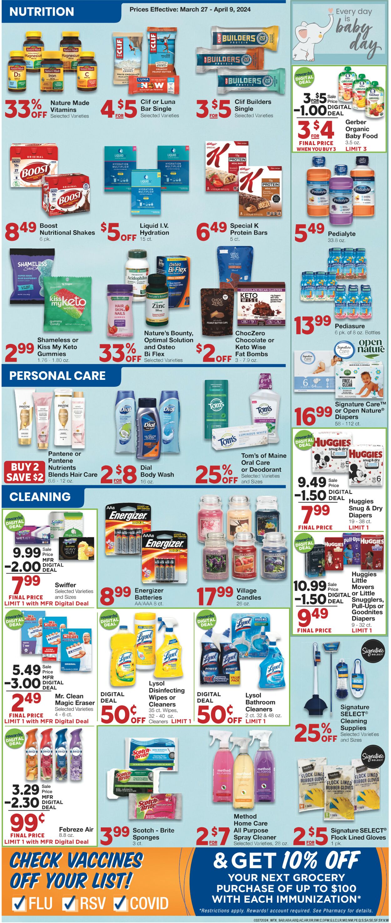 Weekly ad United Supermarkets 04/02/2024 - 04/09/2024