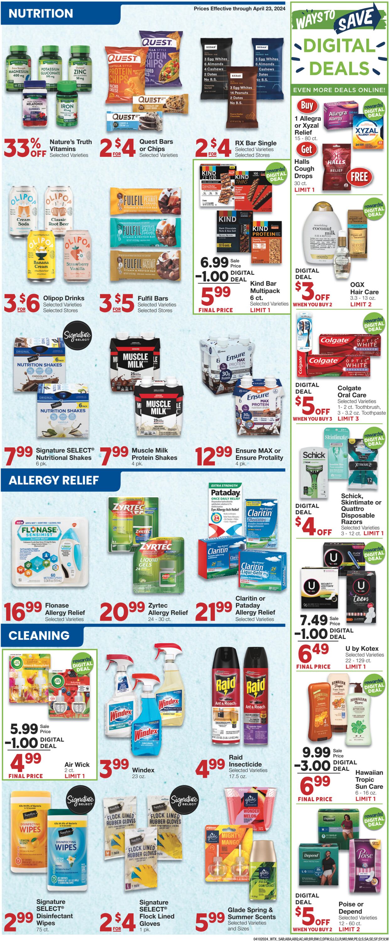 Weekly ad United Supermarkets 04/09/2024 - 04/16/2024