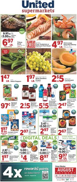 Weekly ad United Supermarkets 08/05/2025 - 08/12/2025
