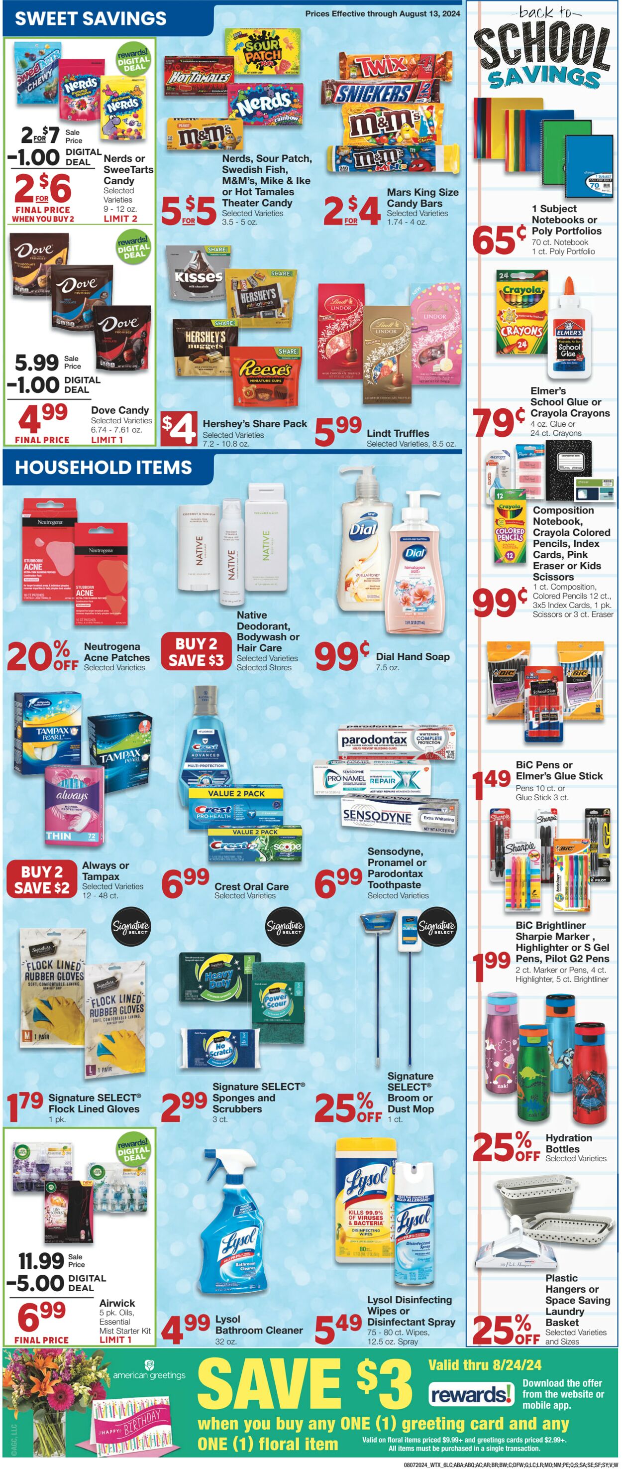 Weekly ad United Supermarkets 08/06/2024 - 08/13/2024