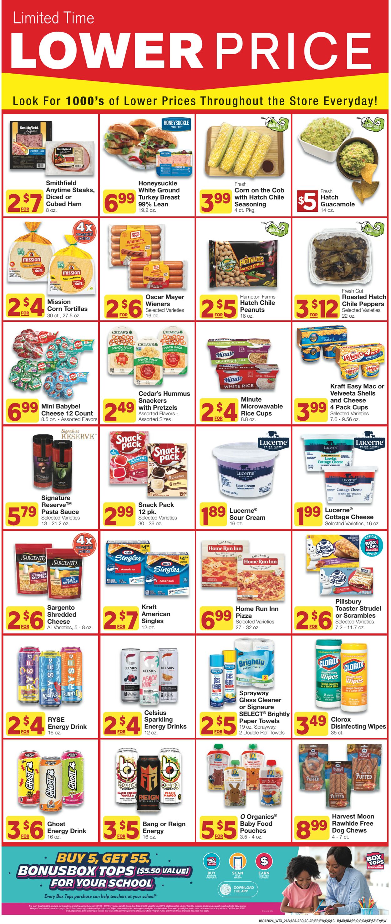 Weekly ad United Supermarkets 08/06/2024 - 08/13/2024