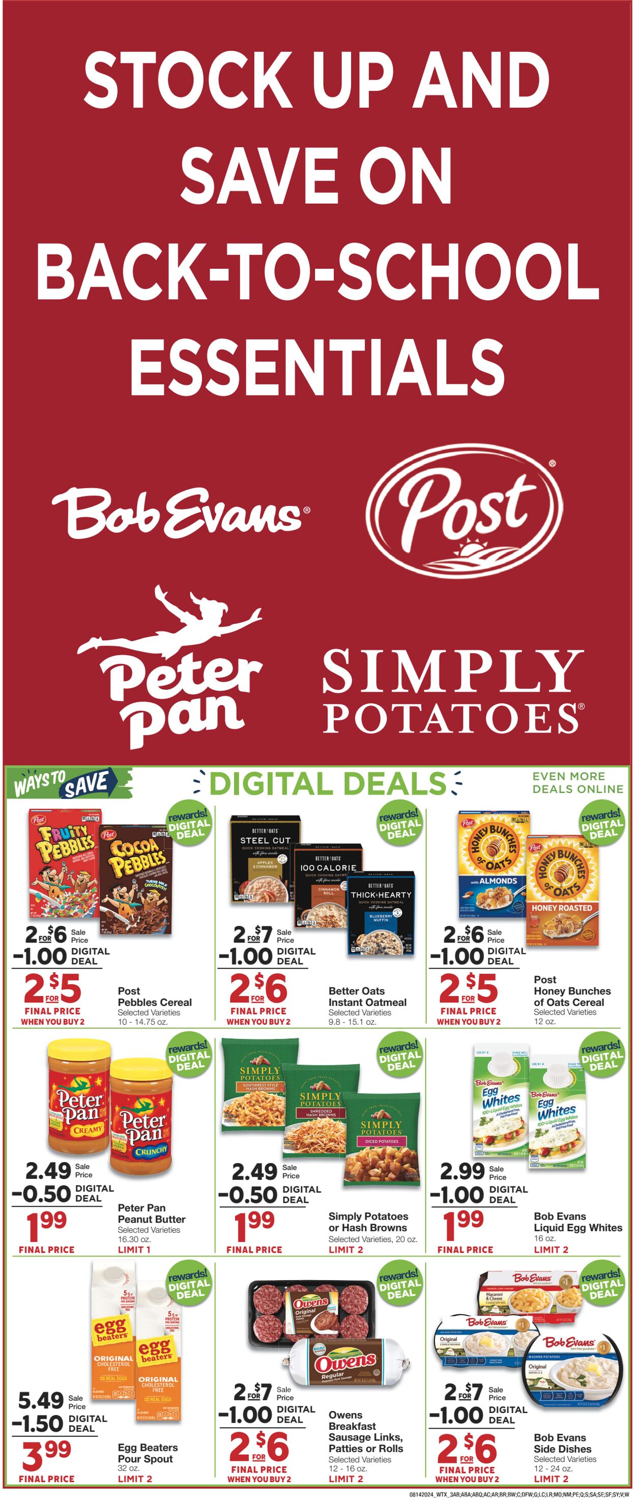 Weekly ad United Supermarkets 08/13/2024 - 08/20/2024