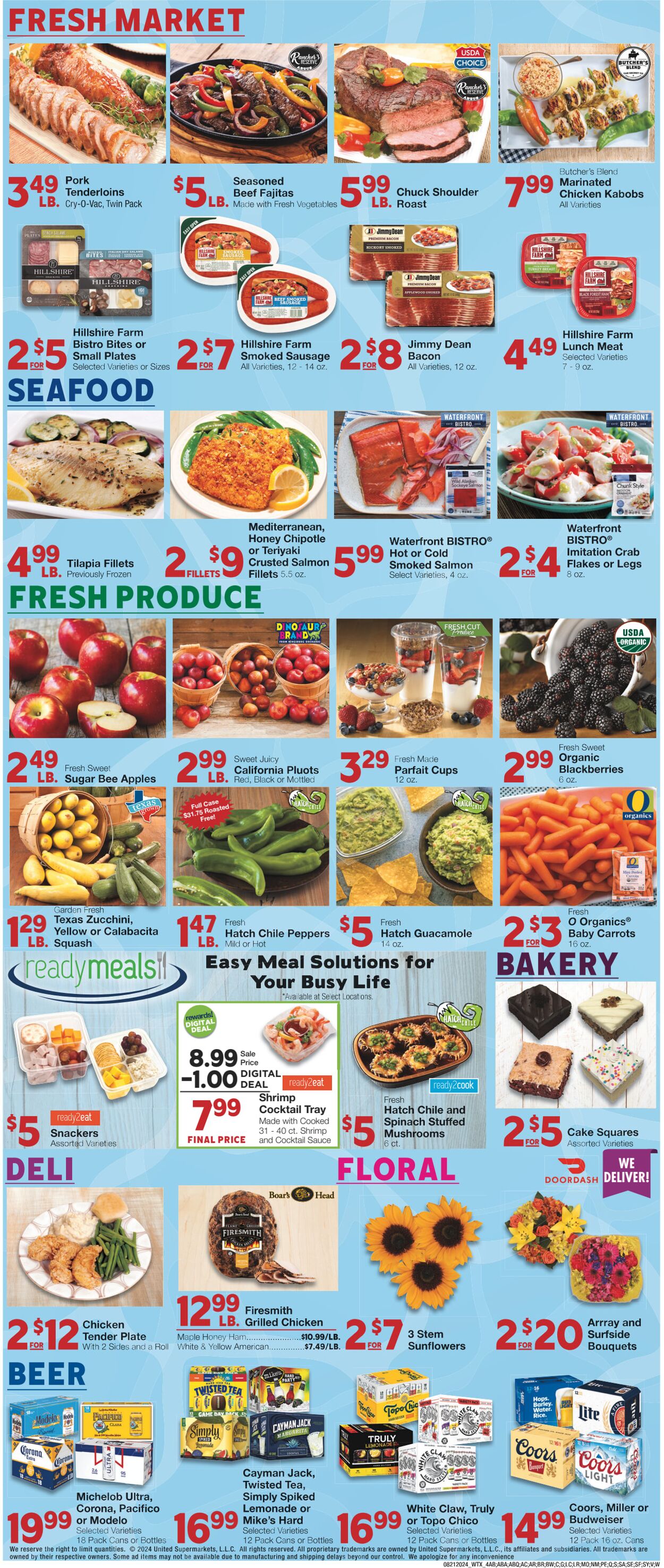 Weekly ad United Supermarkets 08/20/2024 - 08/27/2024