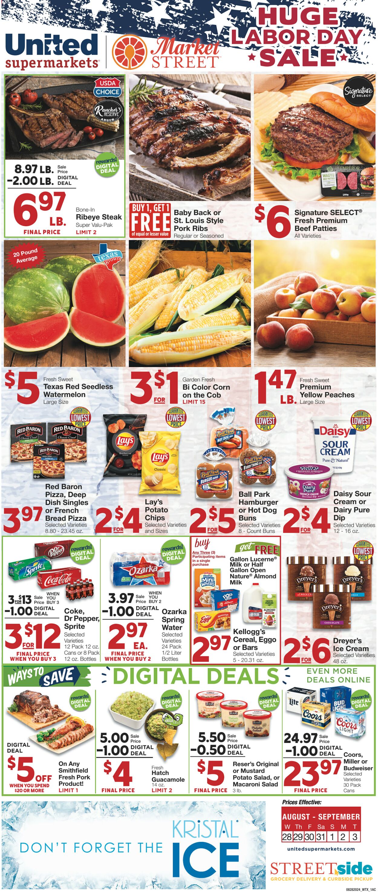 Weekly ad United Supermarkets 08/27/2024 - 09/03/2024