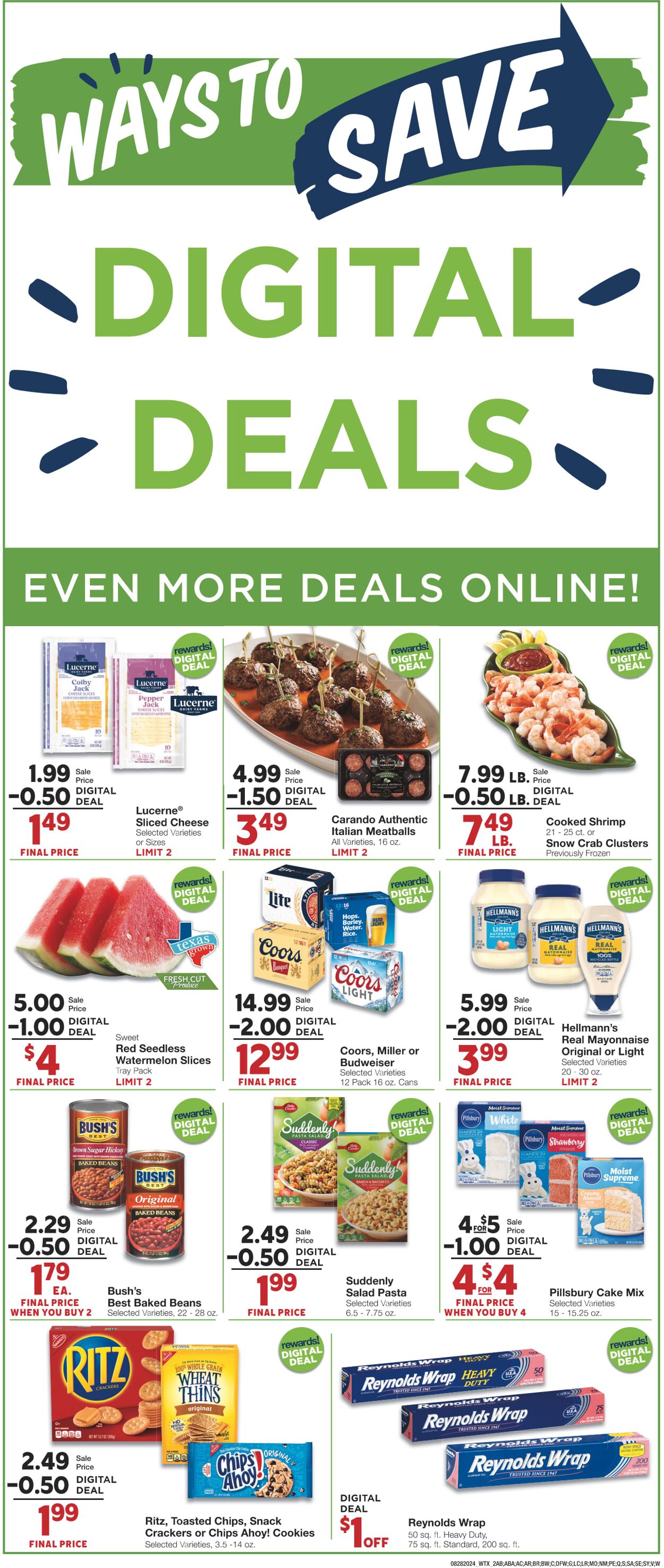 Weekly ad United Supermarkets 08/27/2024 - 09/03/2024