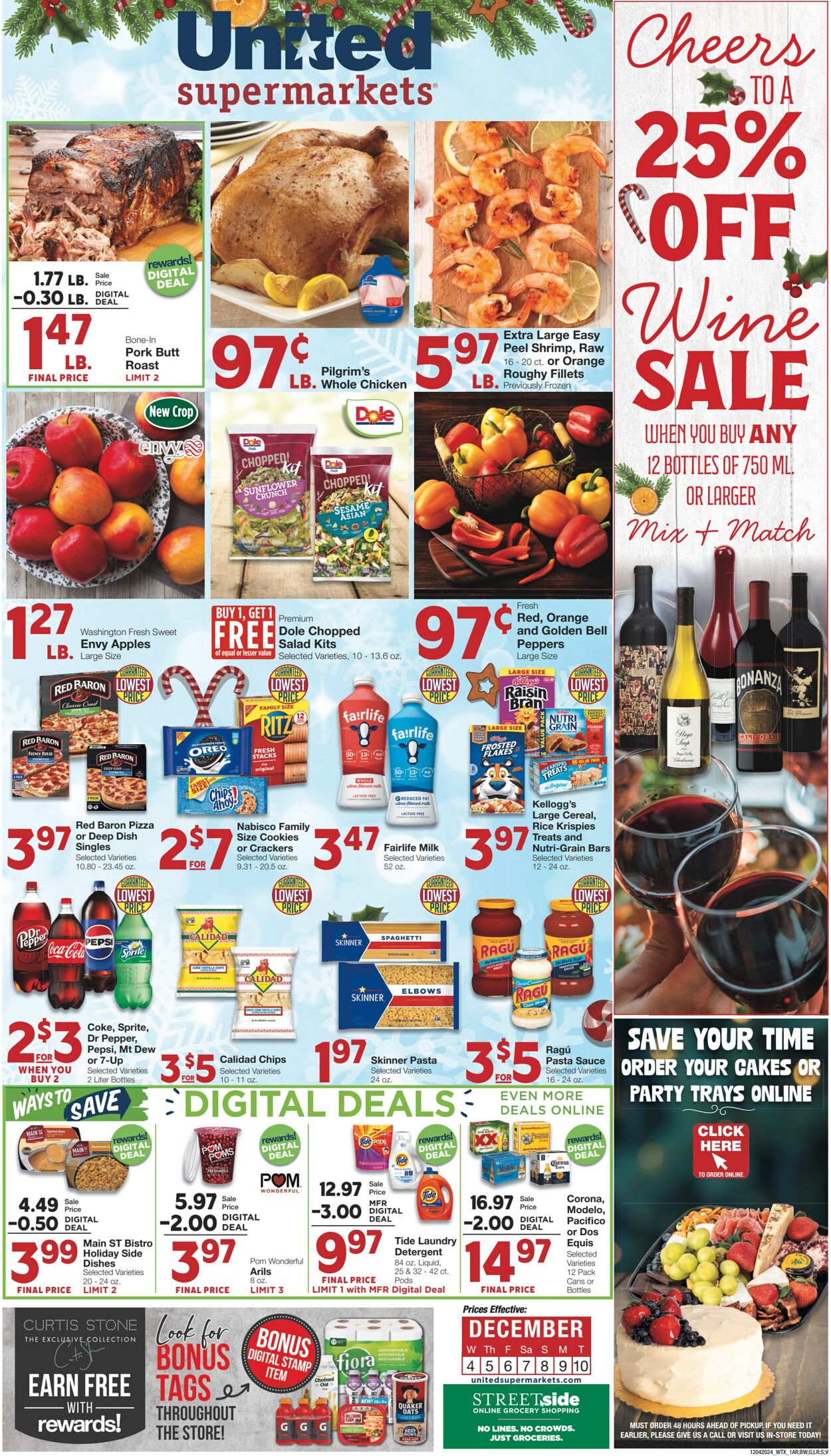 Weekly ad United Supermarkets 12/03/2024 - 12/10/2024