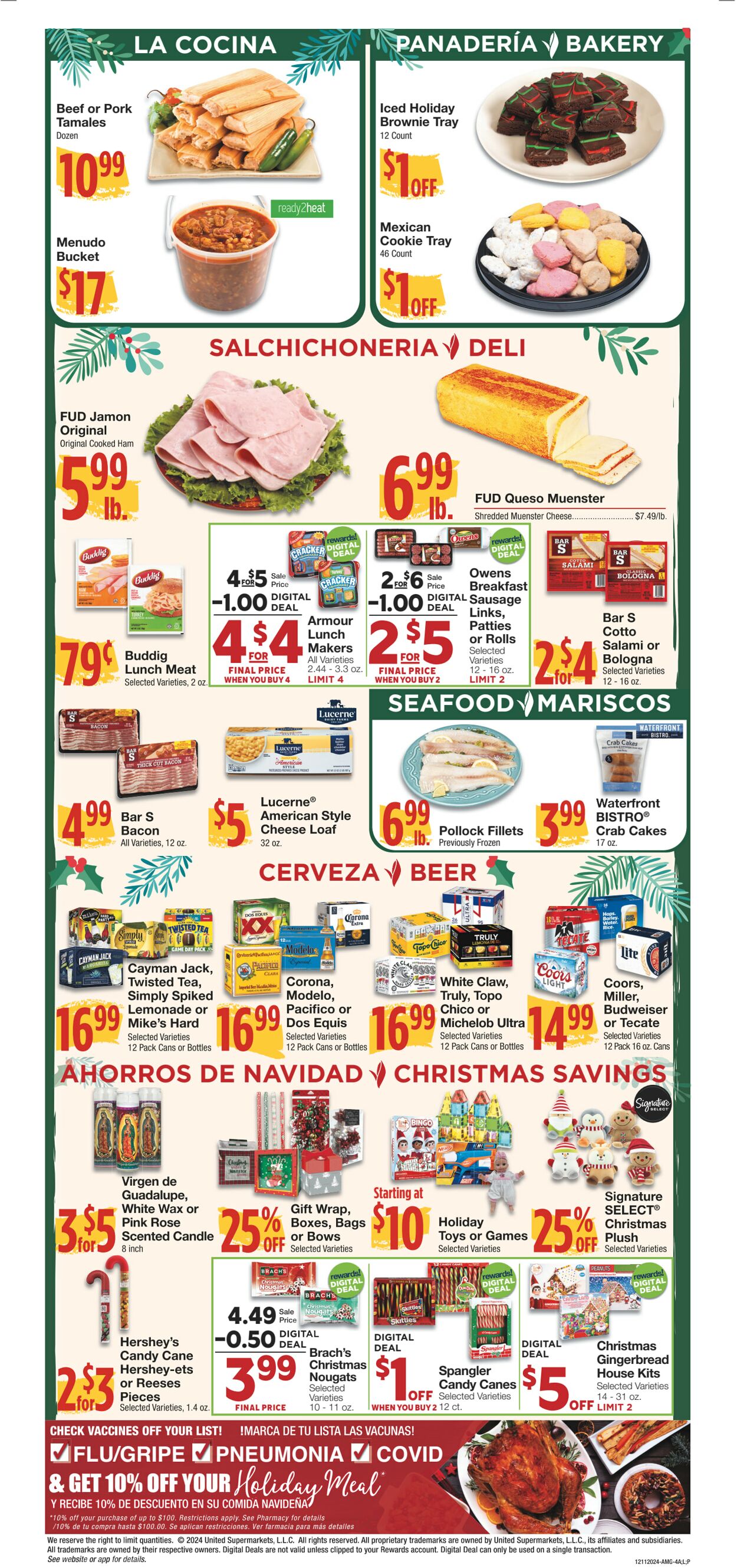 Weekly ad United Supermarkets 12/10/2024 - 12/17/2024