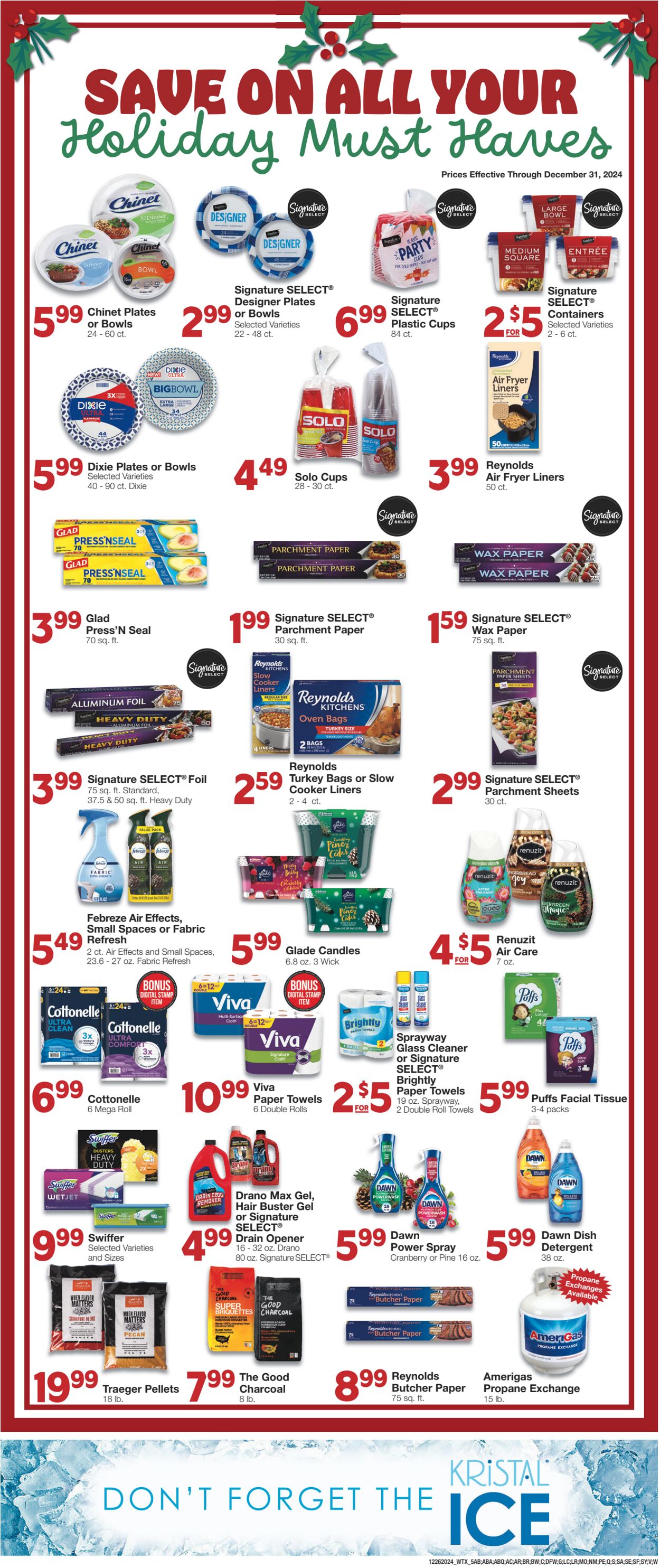 Weekly ad United Supermarkets 12/26/2024 - 12/31/2024