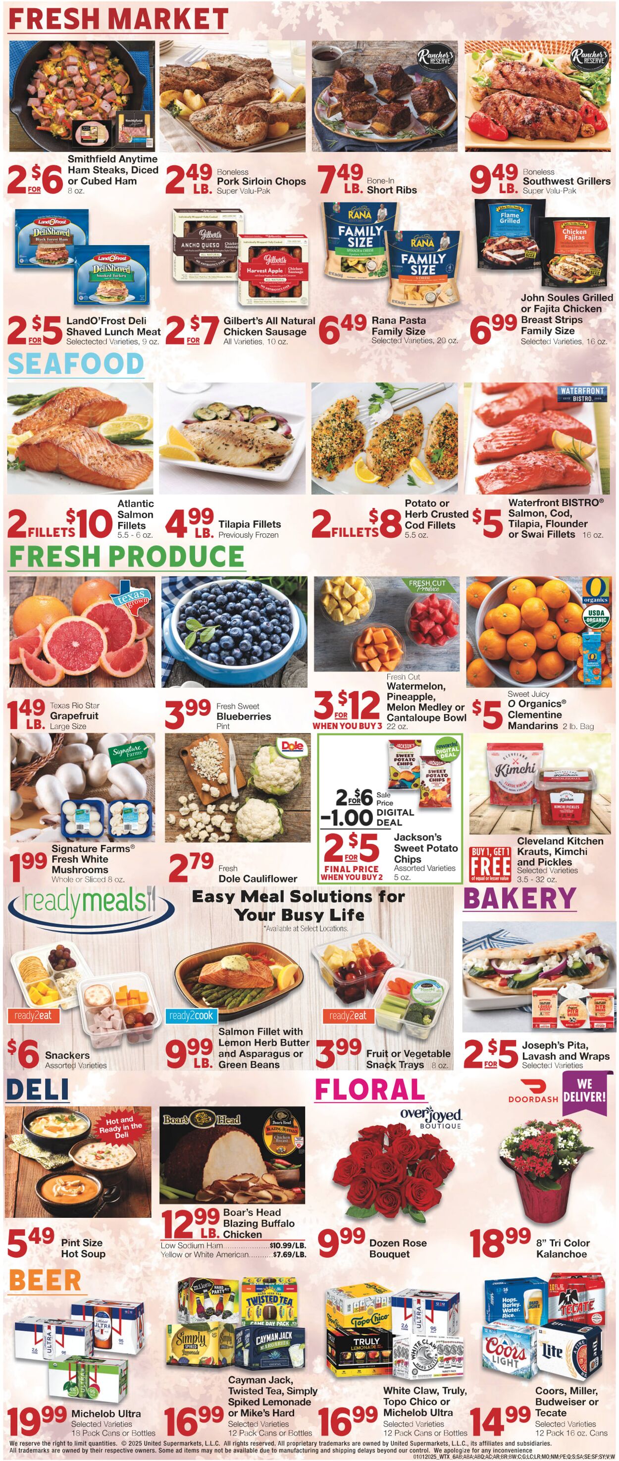 Weekly ad United Supermarkets 12/31/2024 - 01/07/2025