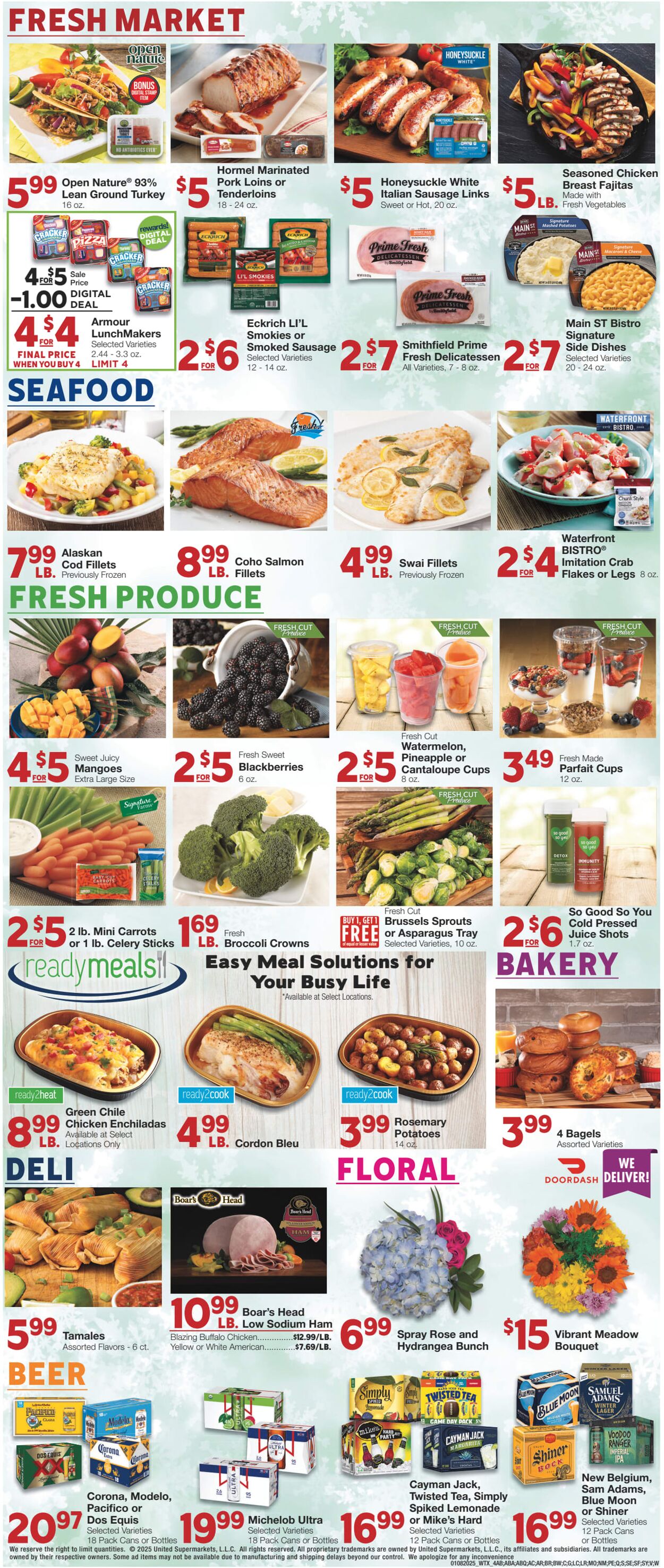 Weekly ad United Supermarkets 01/07/2025 - 01/14/2025