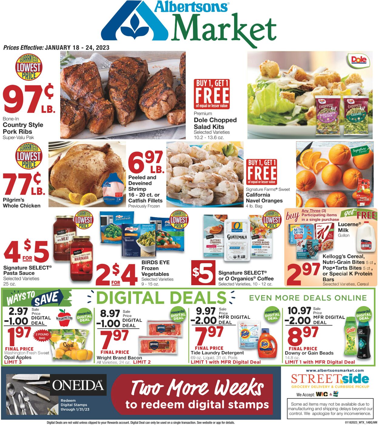 Weekly ad Albertsons 01/18/2023-01/24/2023