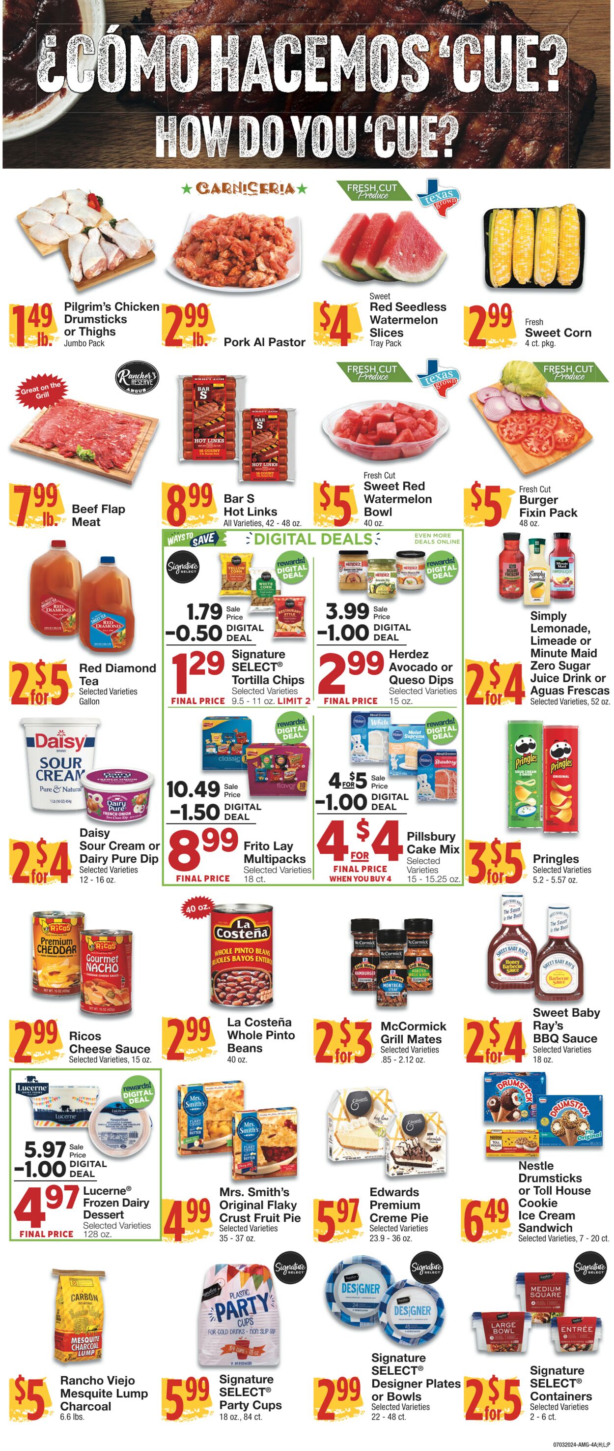 Weekly ad United Supermarkets 07/02/2024 - 07/09/2024