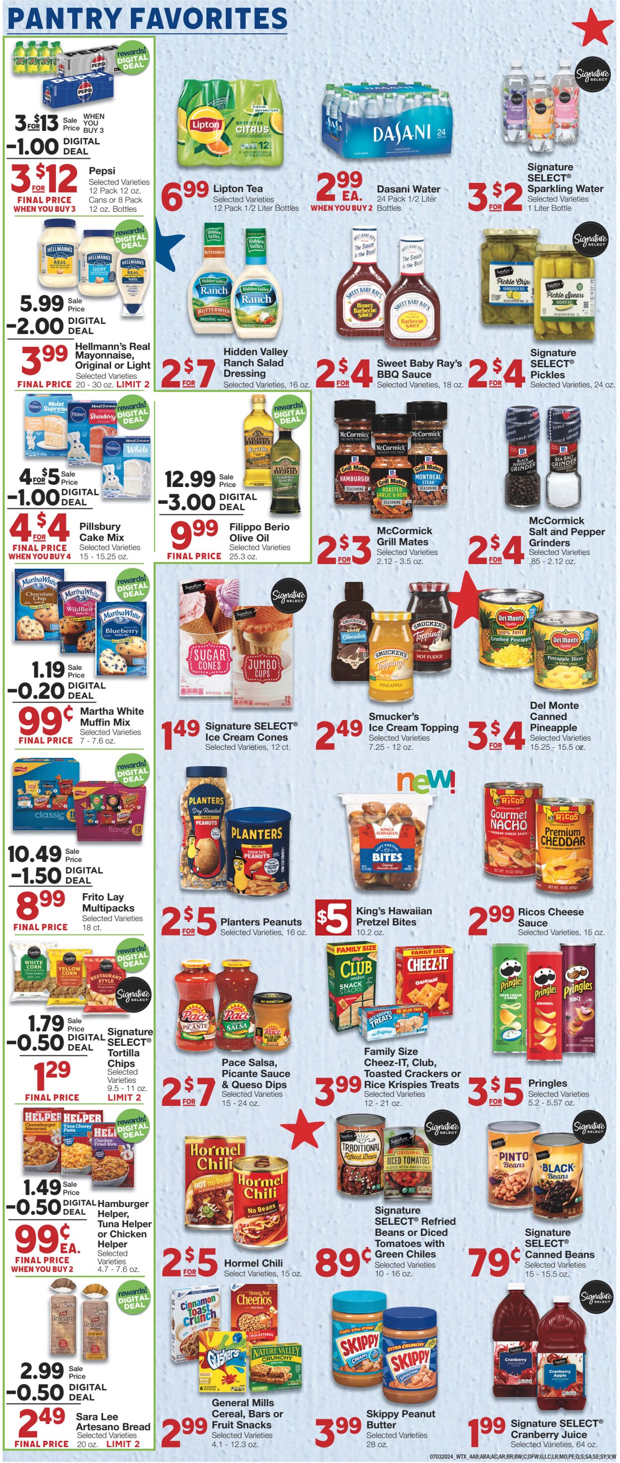 Weekly ad United Supermarkets 07/02/2024 - 07/09/2024