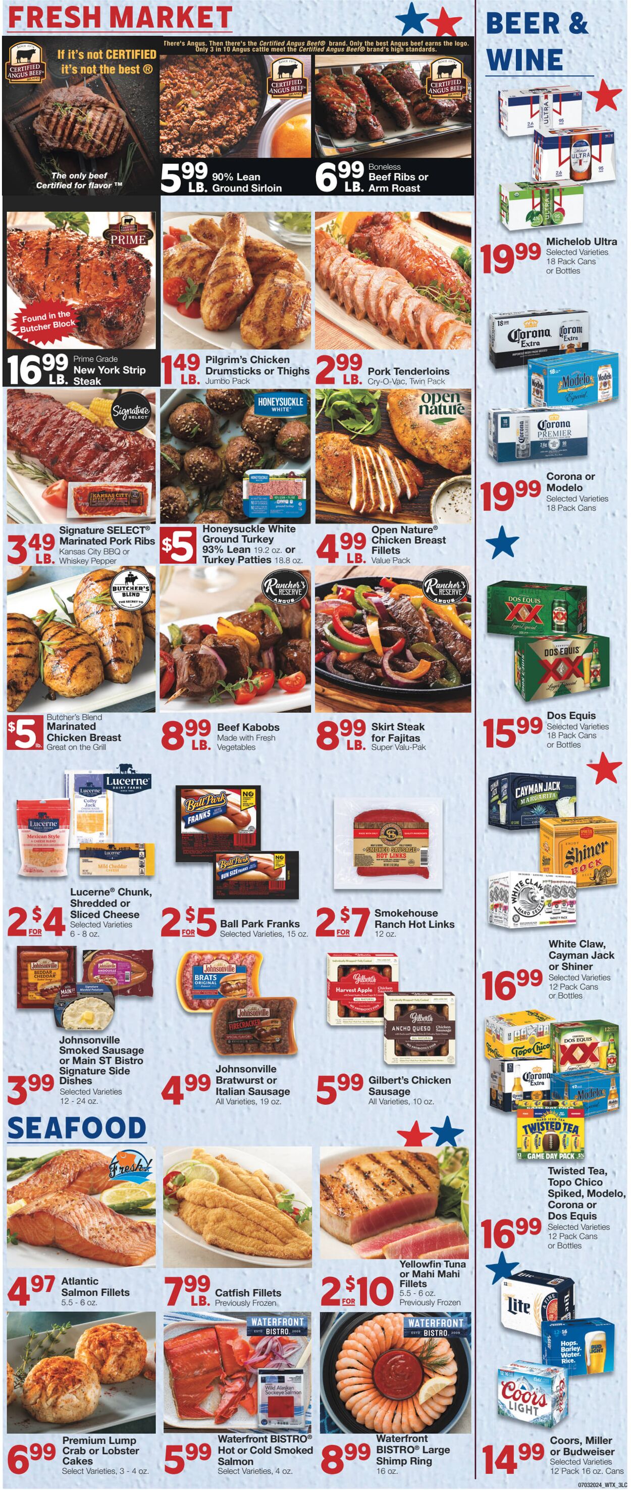 Weekly ad United Supermarkets 07/02/2024 - 07/09/2024