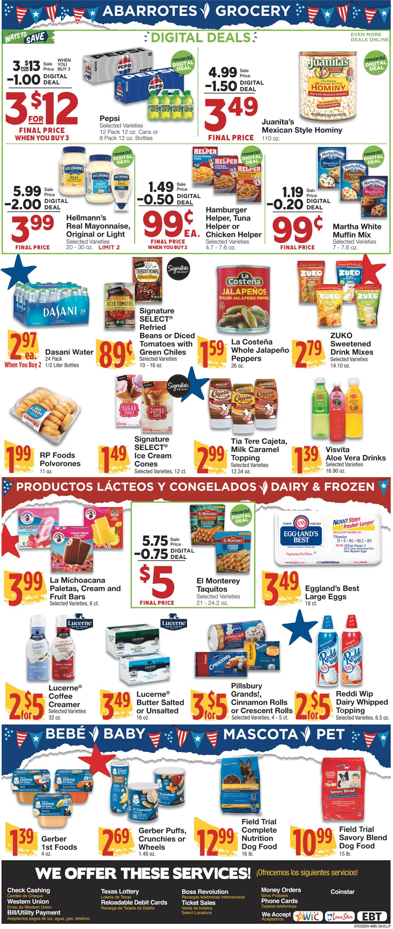 Weekly ad United Supermarkets 07/02/2024 - 07/09/2024