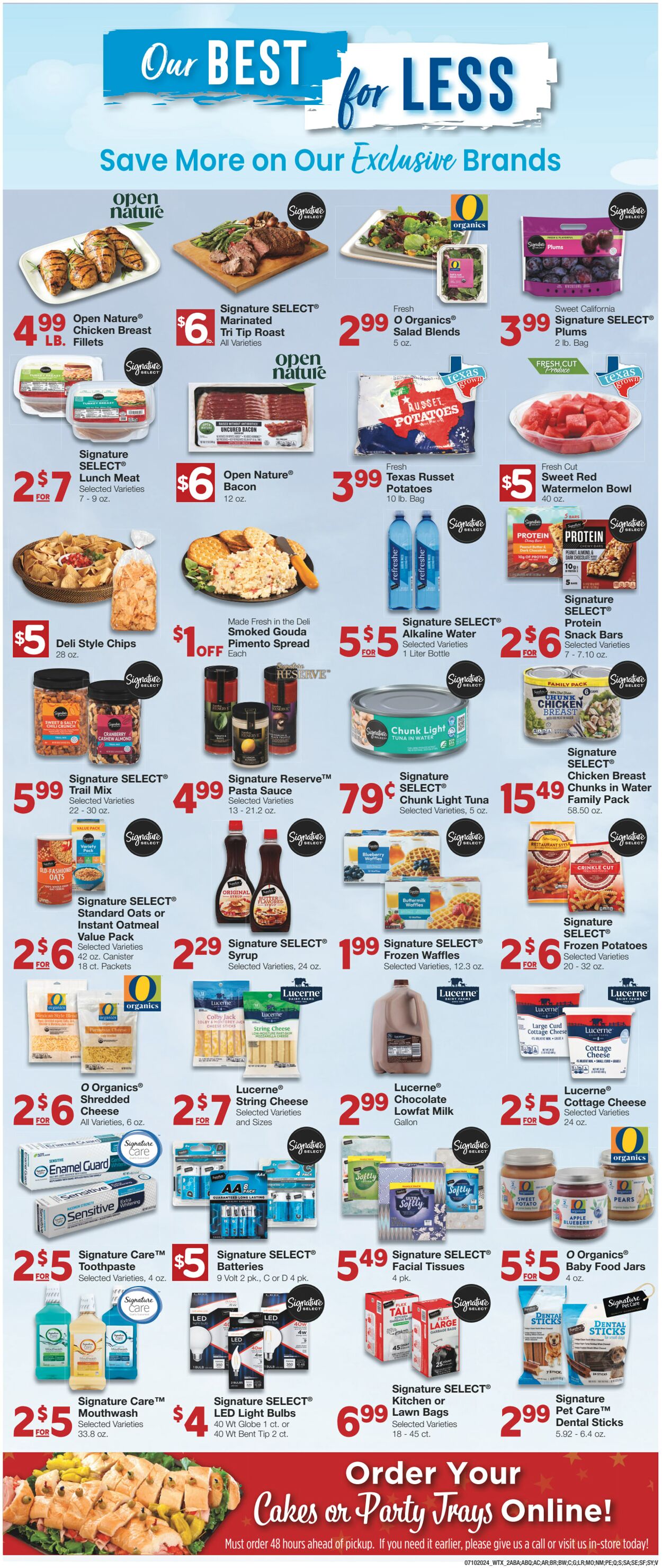 Weekly ad United Supermarkets 07/09/2024 - 07/16/2024