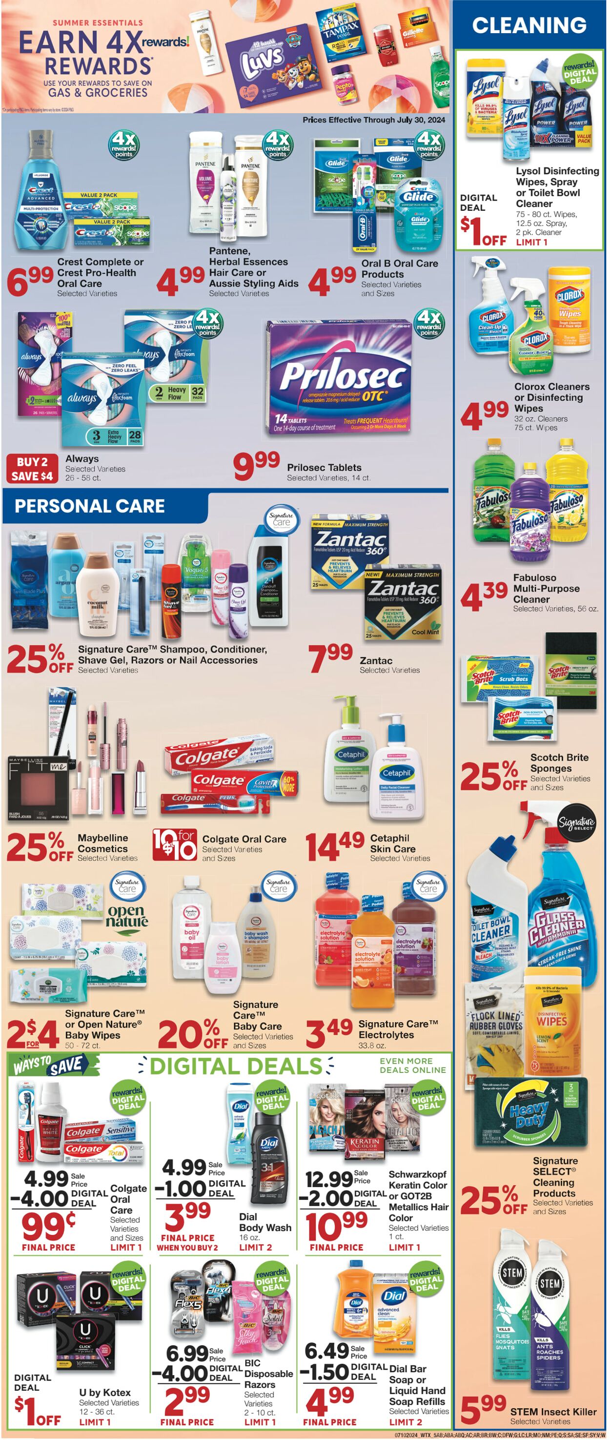 Weekly ad United Supermarkets 07/09/2024 - 07/16/2024