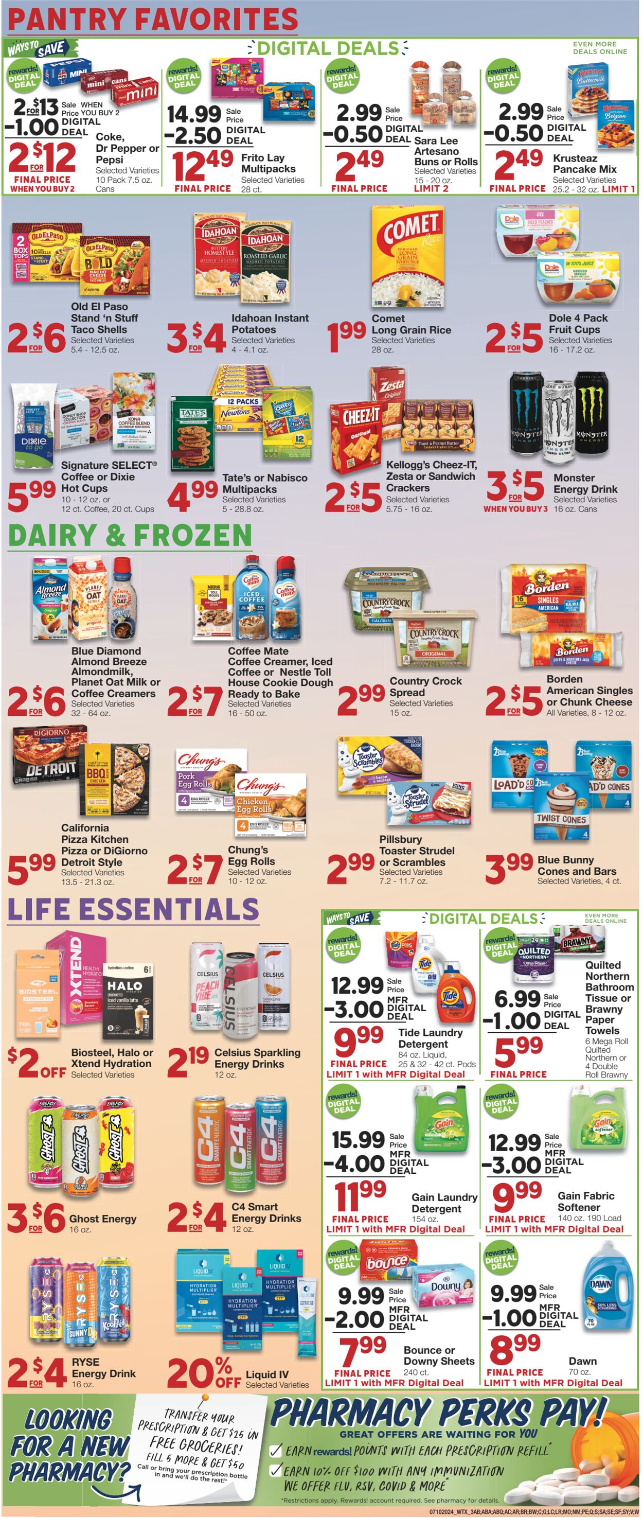 Weekly ad United Supermarkets 07/09/2024 - 07/16/2024