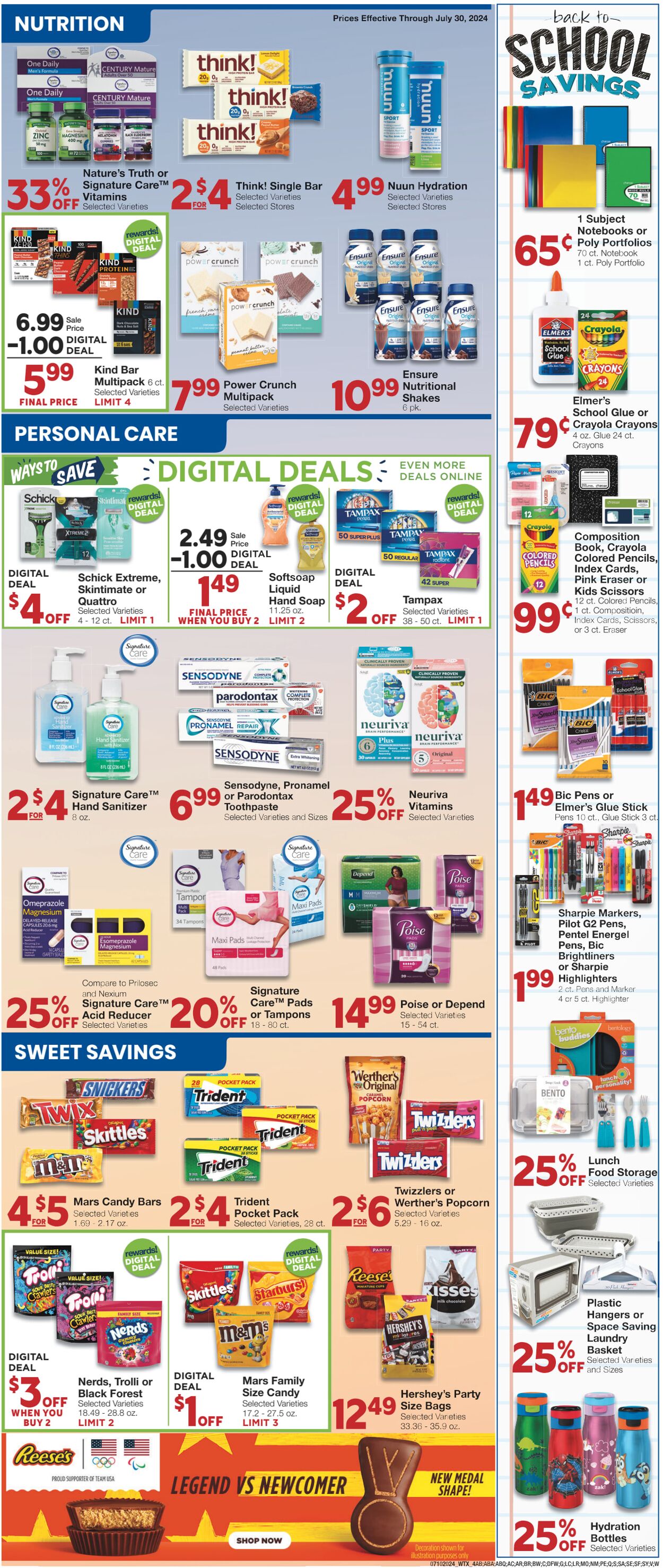 Weekly ad United Supermarkets 07/09/2024 - 07/16/2024