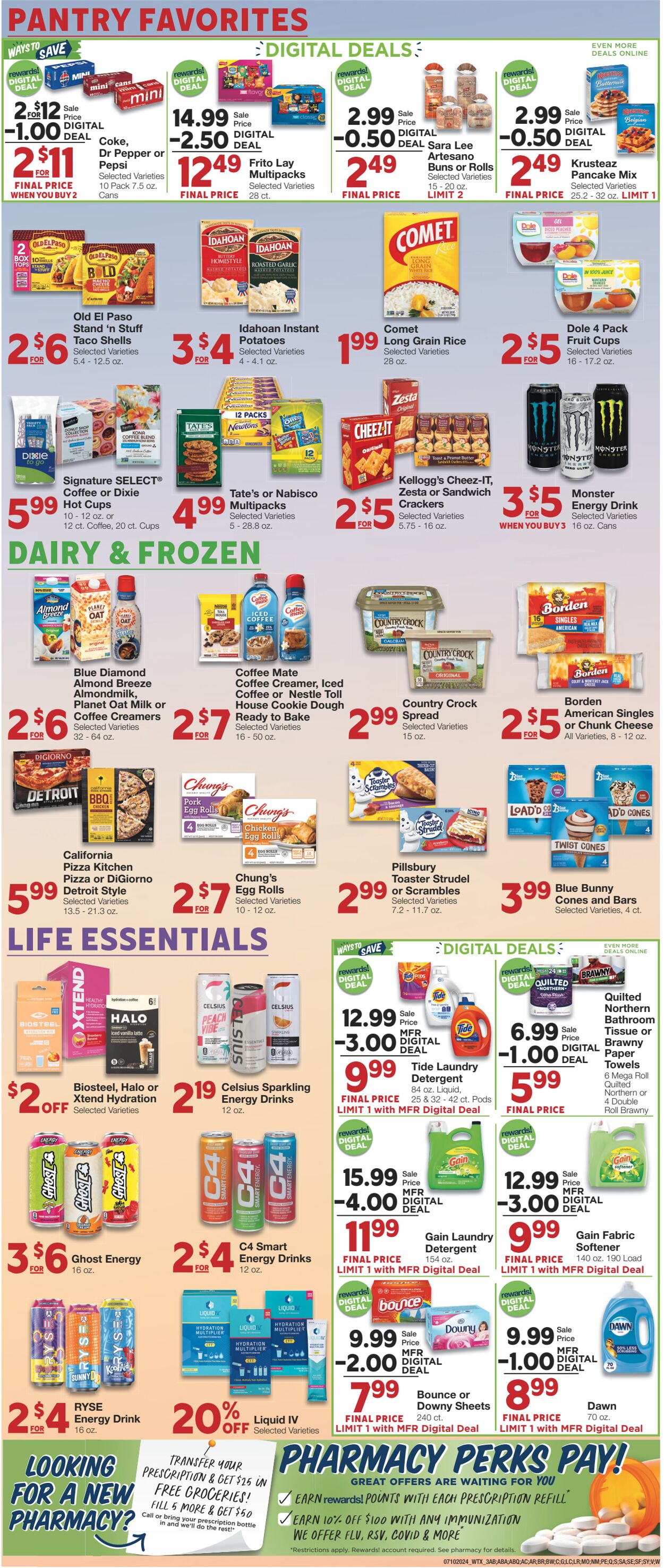 Weekly ad United Supermarkets 07/09/2024 - 07/16/2024