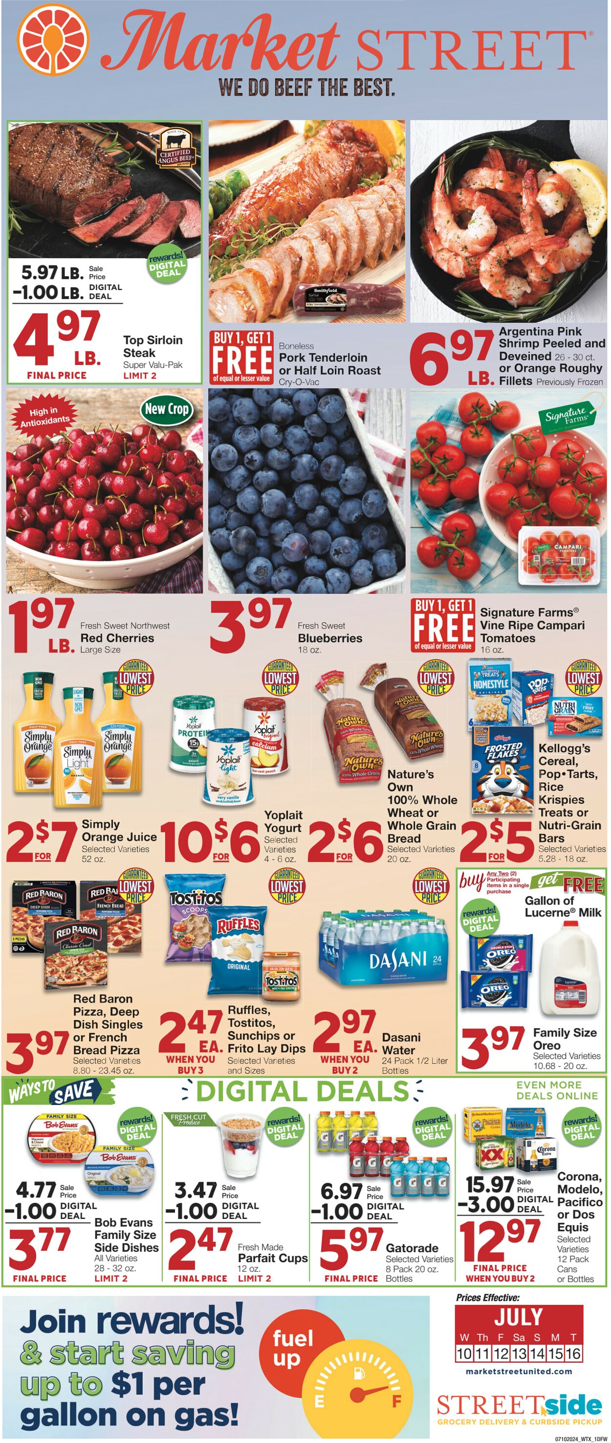 Weekly ad United Supermarkets 07/09/2024 - 07/16/2024