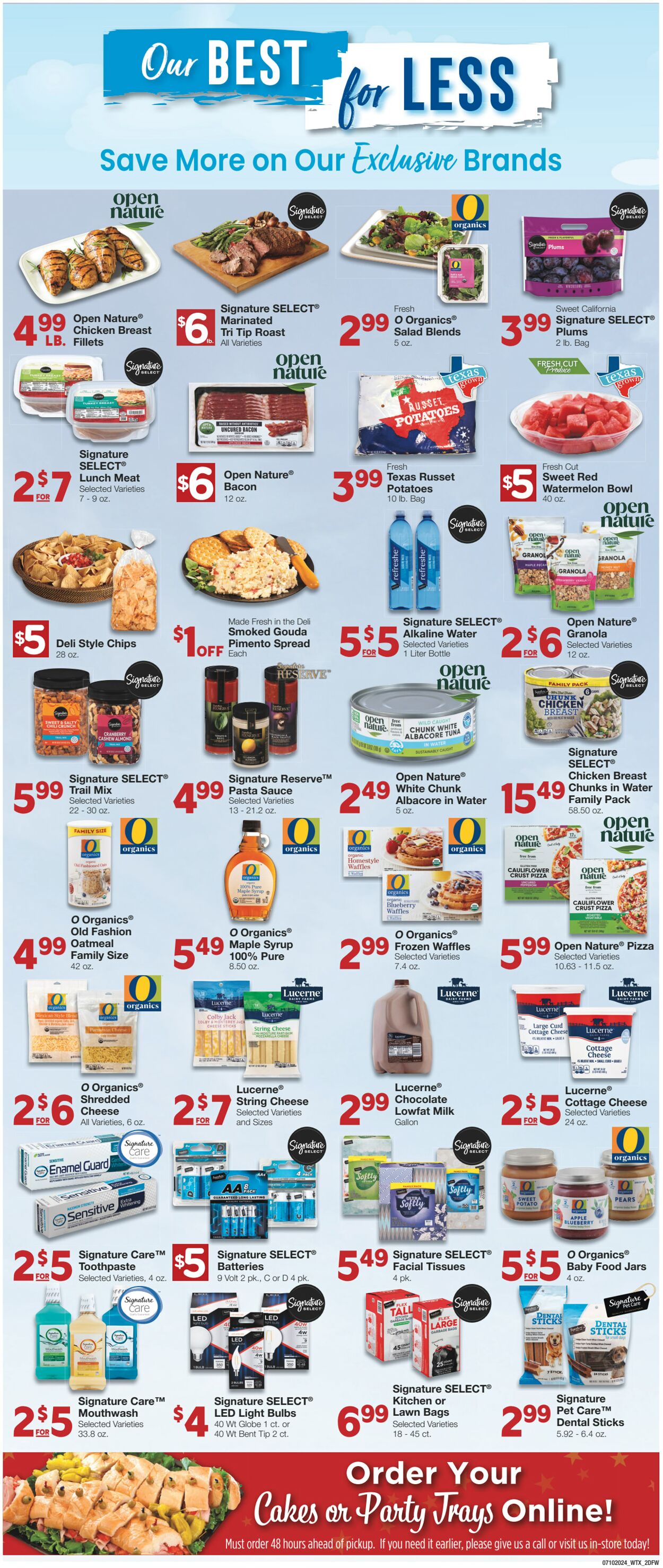 Weekly ad United Supermarkets 07/09/2024 - 07/16/2024