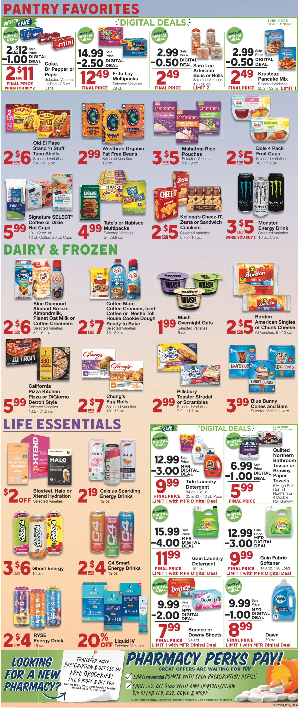 Weekly ad United Supermarkets 07/09/2024 - 07/16/2024