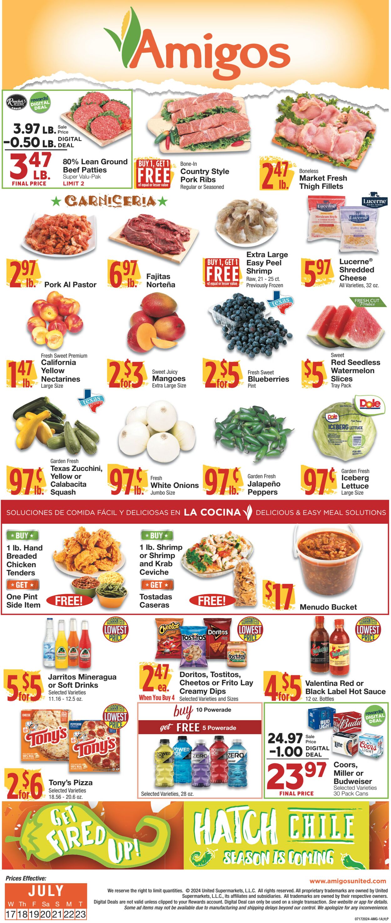 Weekly ad United Supermarkets 07/16/2024 - 07/23/2024