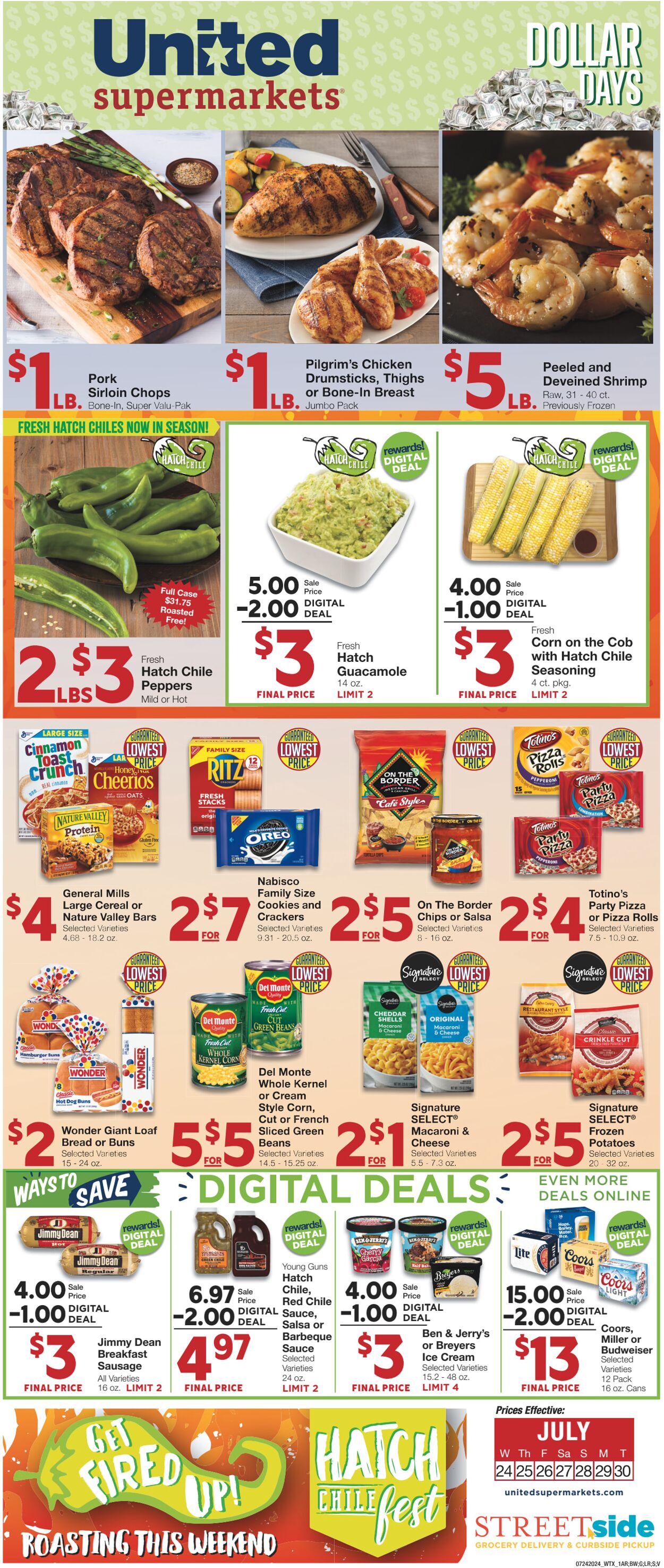 Weekly ad United Supermarkets 07/23/2024 - 07/30/2024