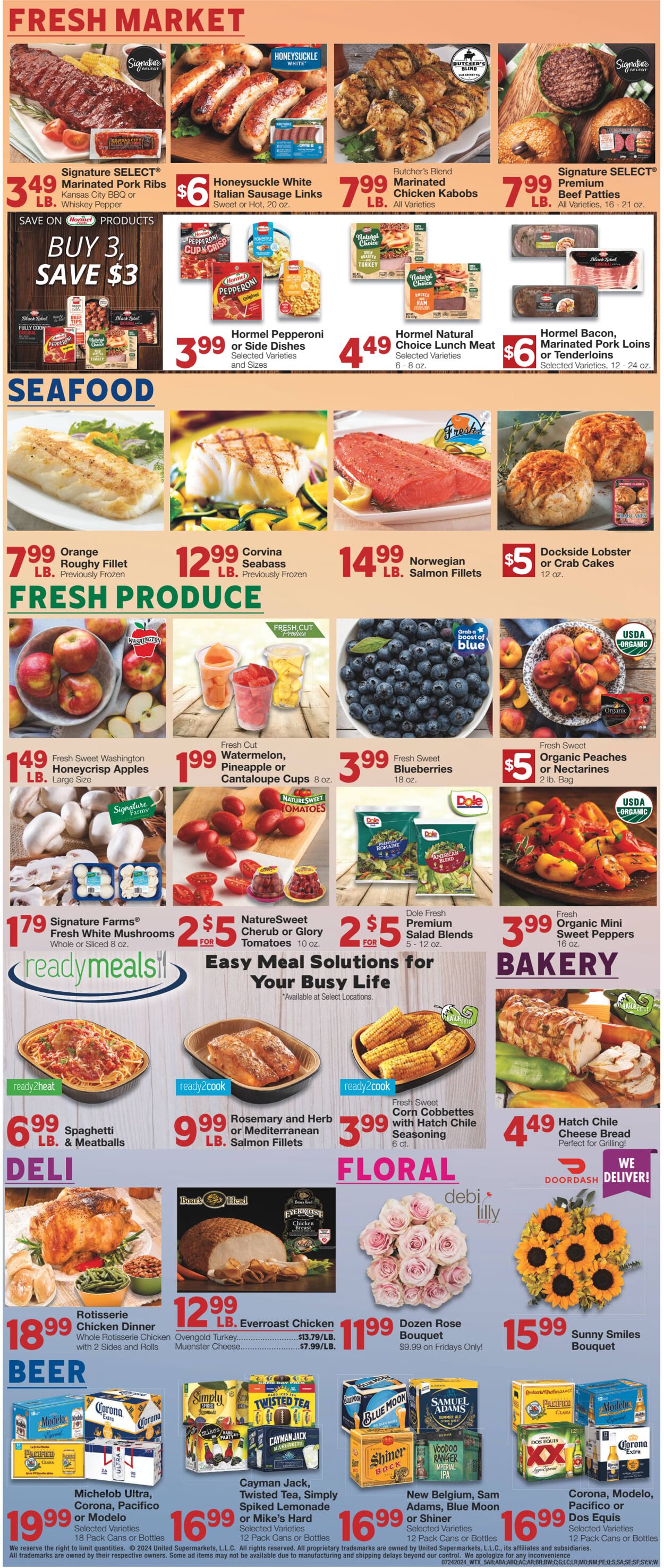 Weekly ad United Supermarkets 07/23/2024 - 07/30/2024