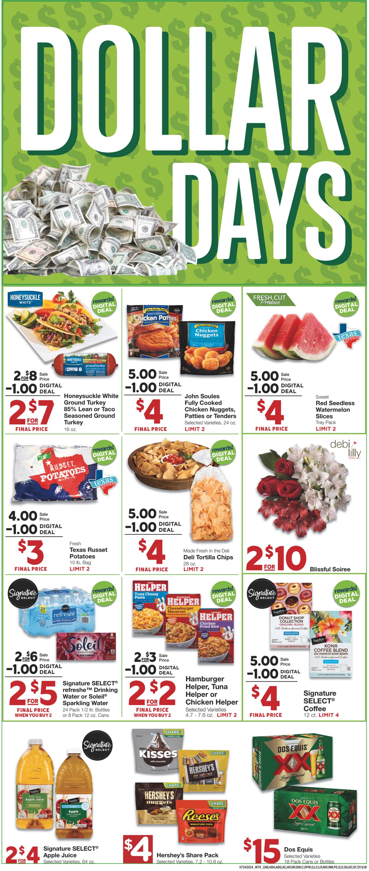 Weekly ad United Supermarkets 07/23/2024 - 07/30/2024